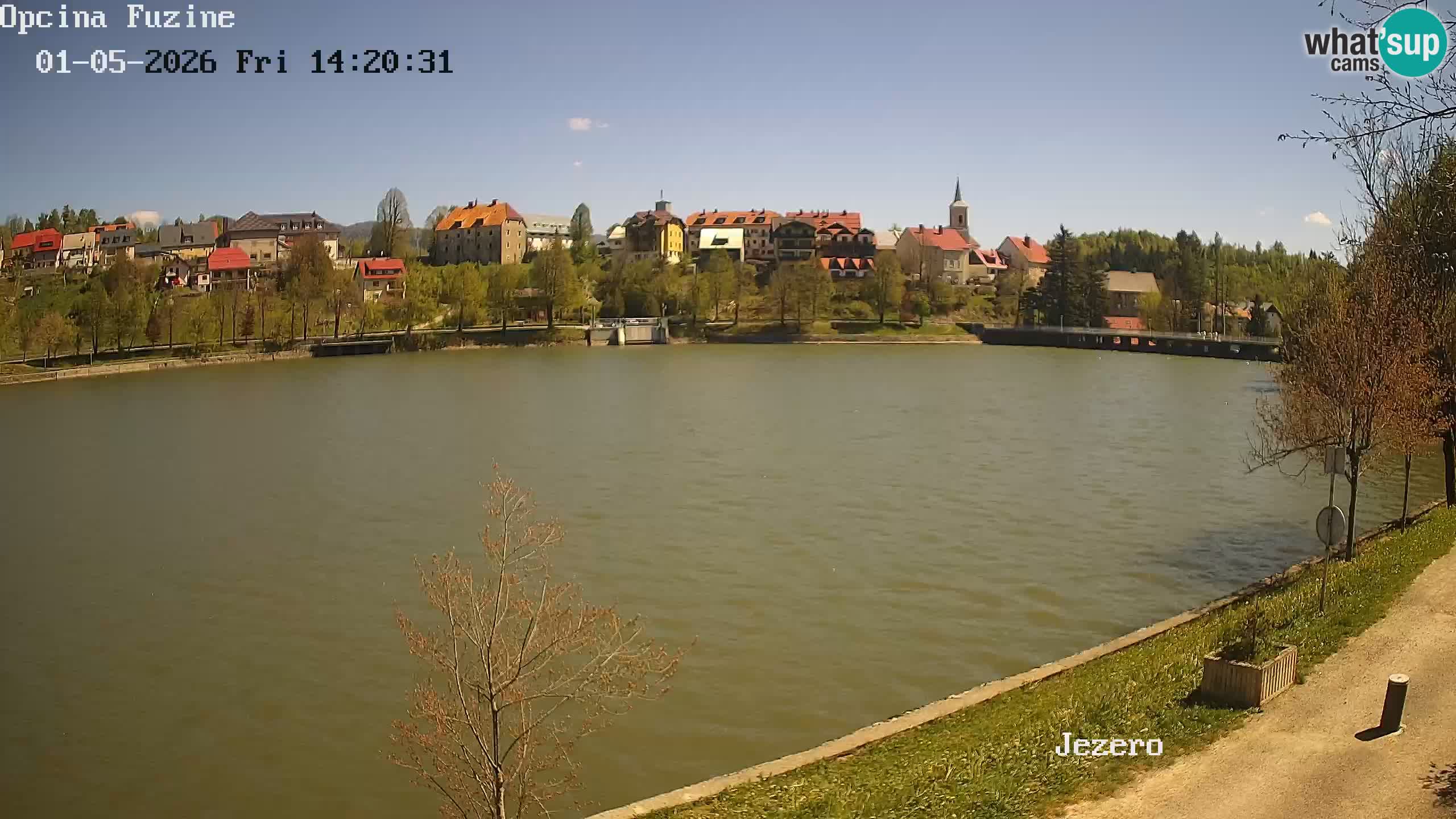 Kamera v živo Bajersko Jezero Fužine