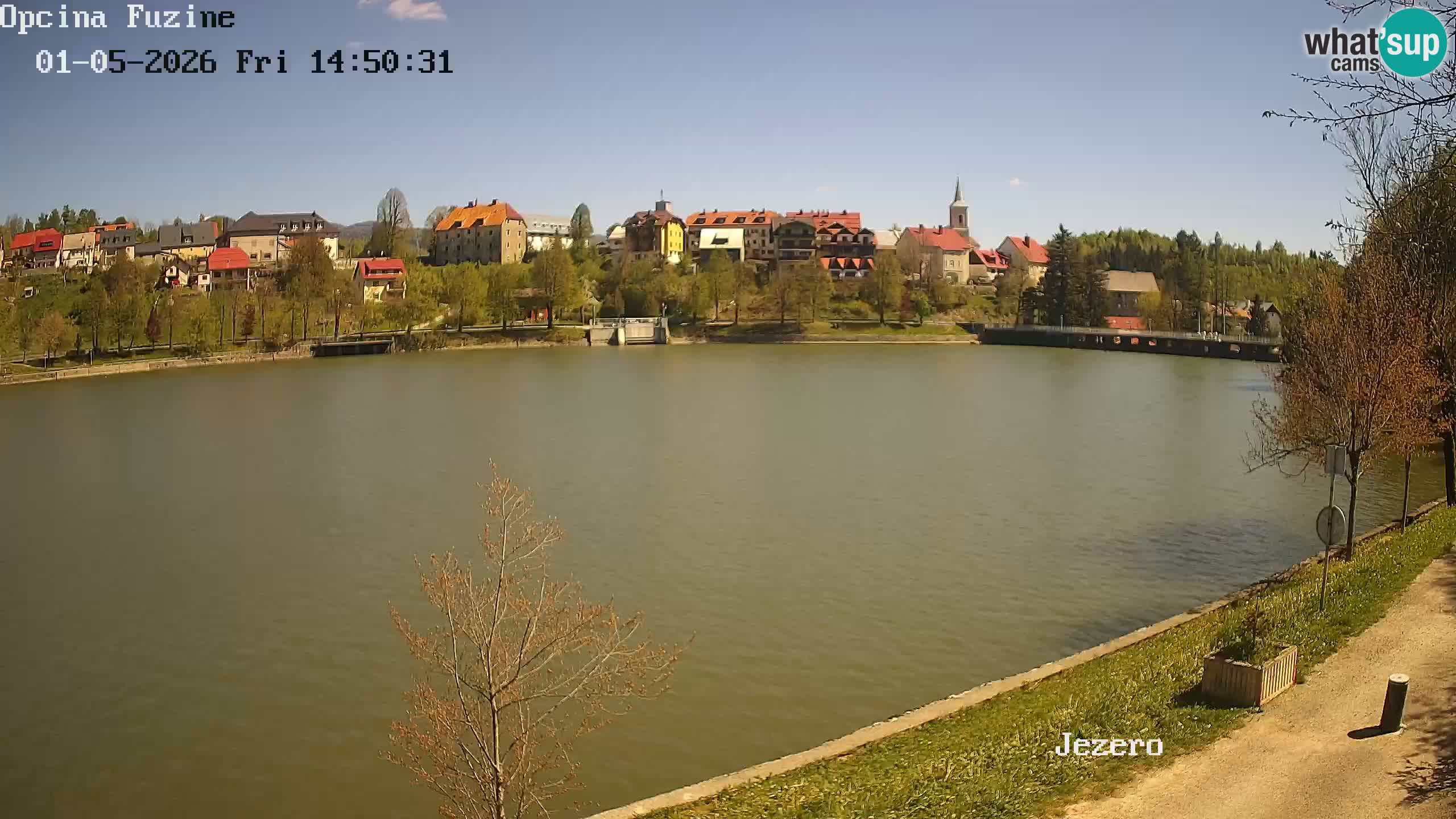 Kamera v živo Bajersko Jezero Fužine