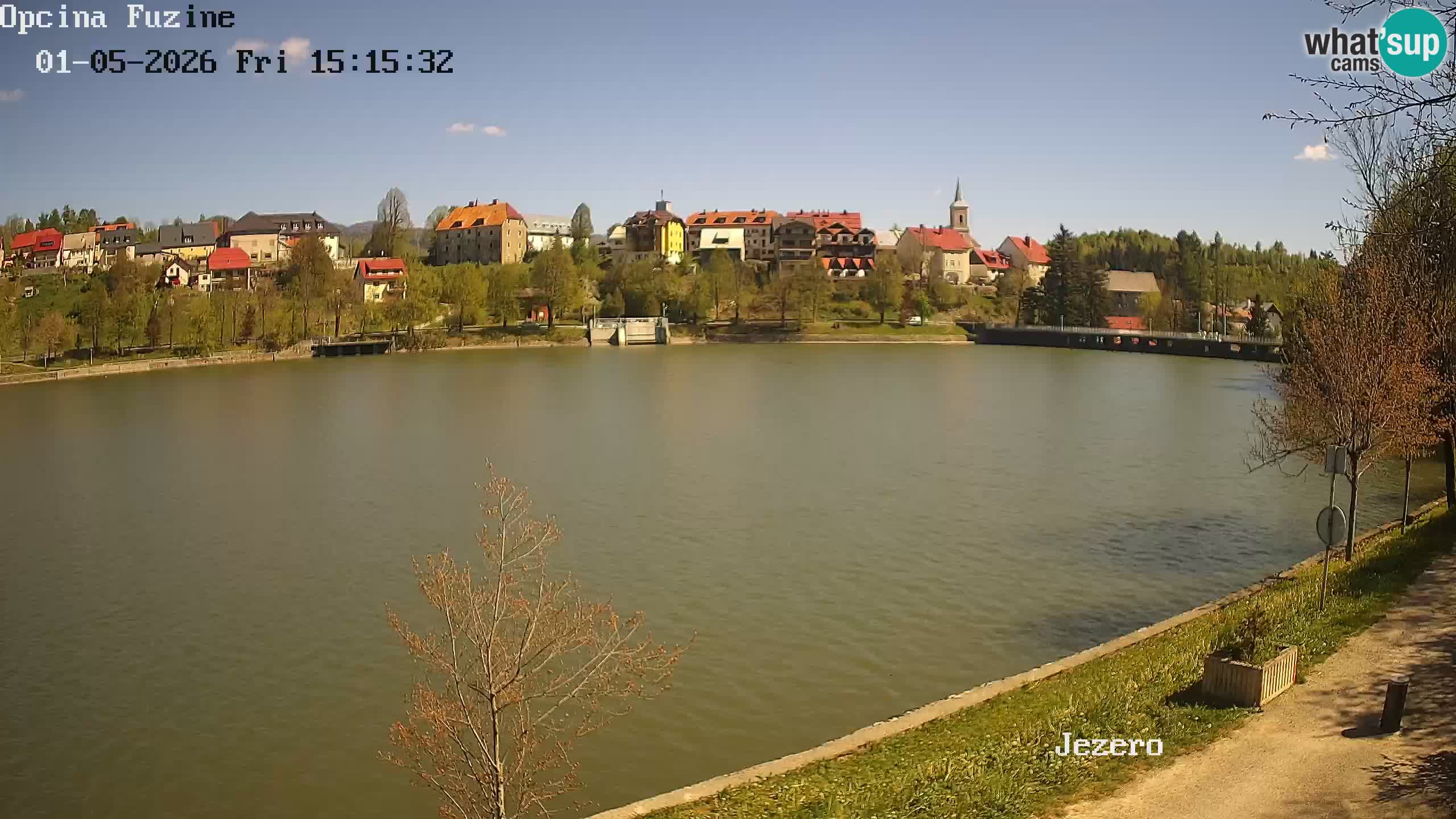 Kamera v živo Bajersko Jezero Fužine