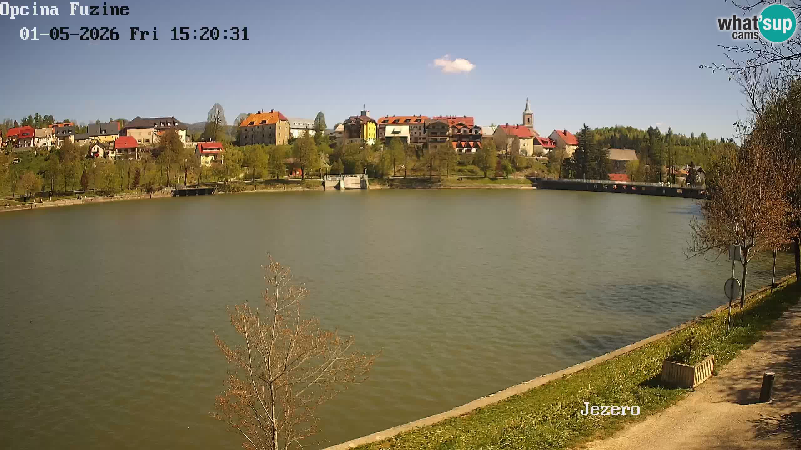 Kamera v živo Bajersko Jezero Fužine