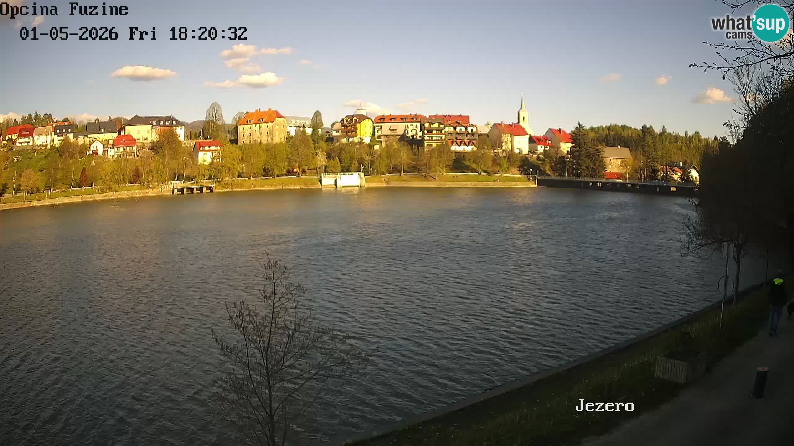 Kamera v živo Bajersko Jezero Fužine