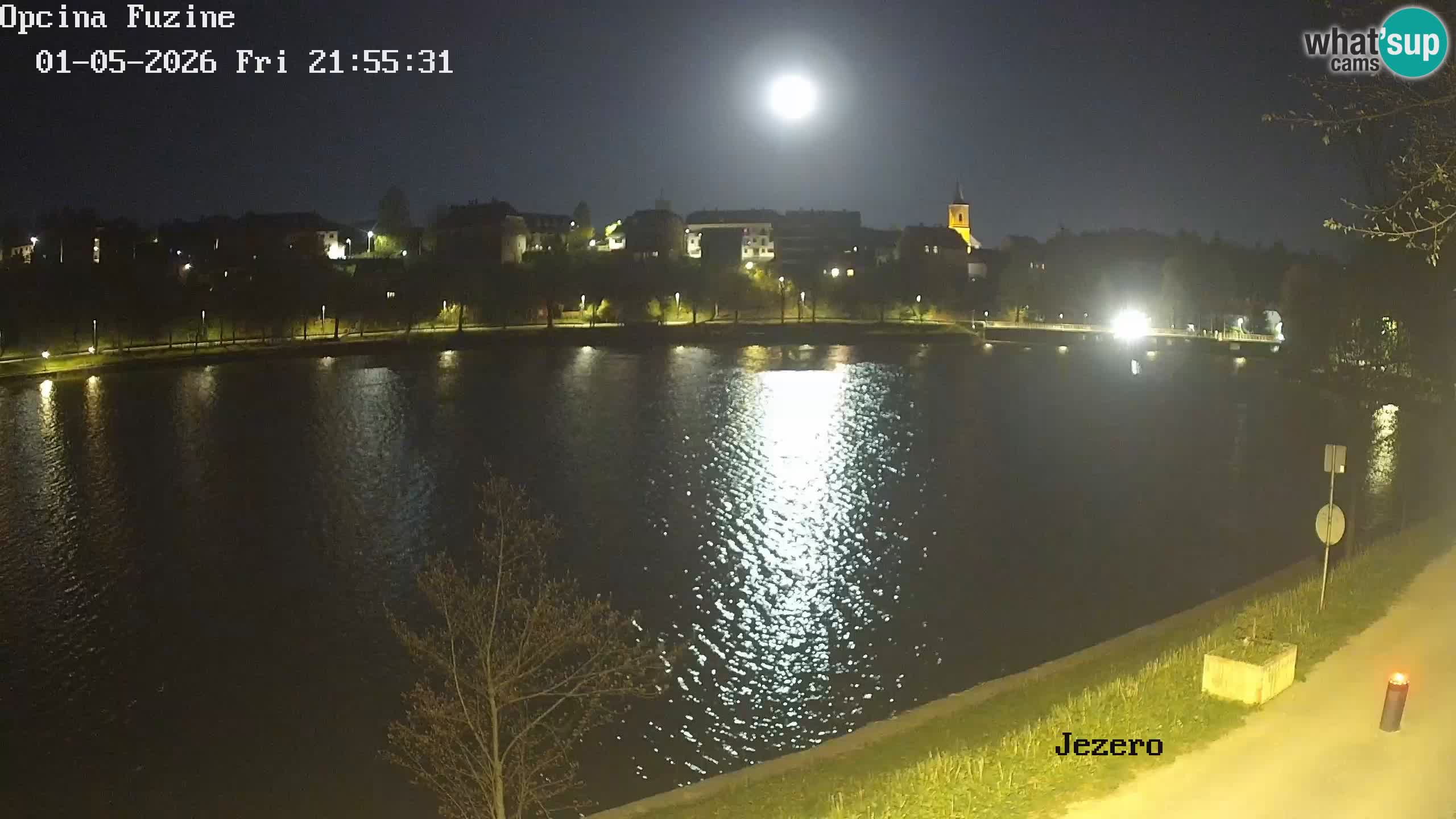 Bajersko Jezero web kamera Fužine