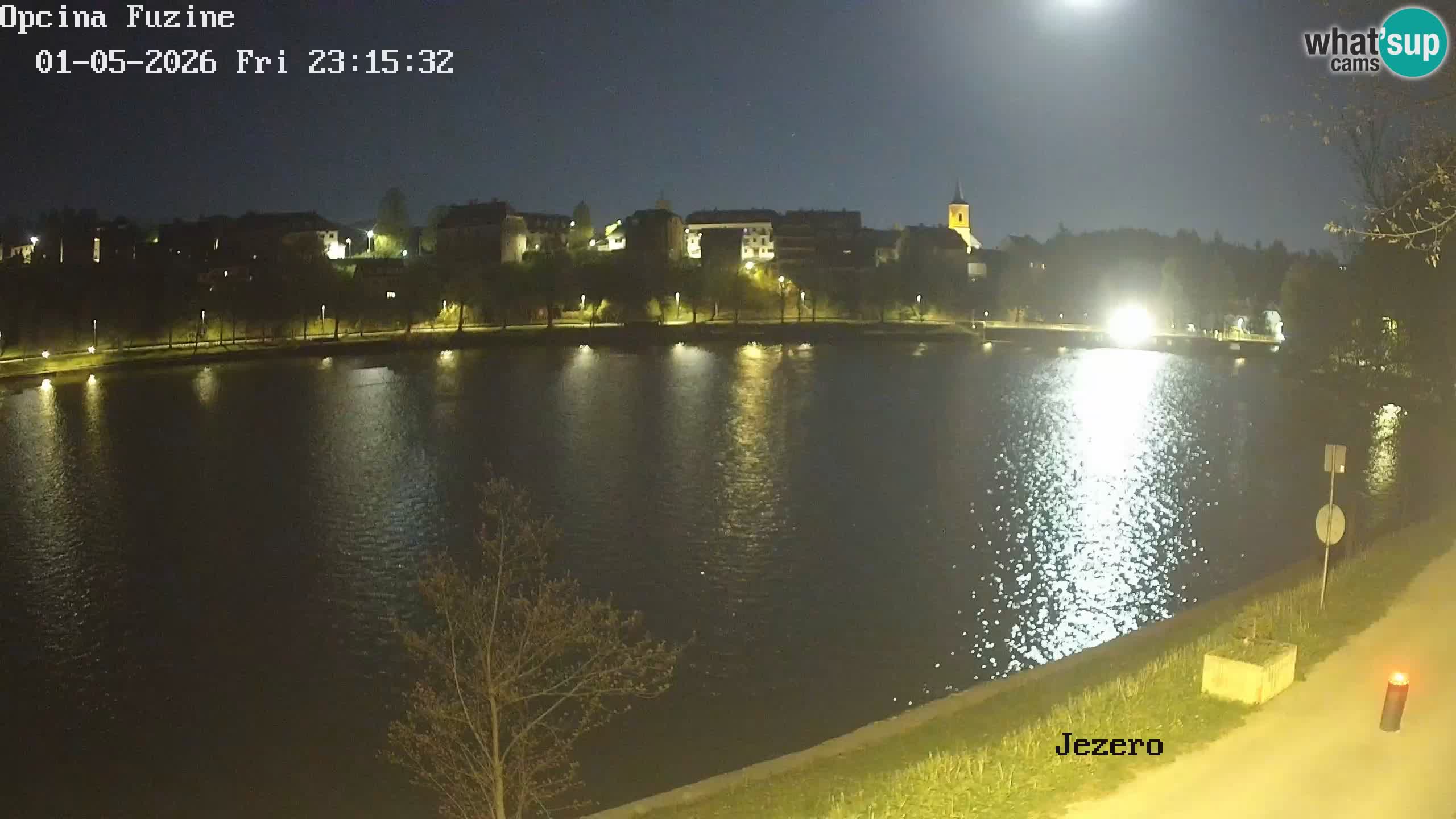 Bajersko Jezero web kamera Fužine
