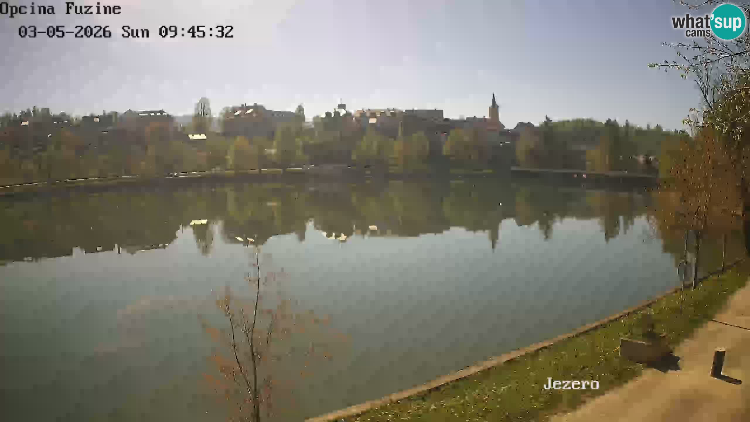 Bajersko Jezero web kamera Fužine