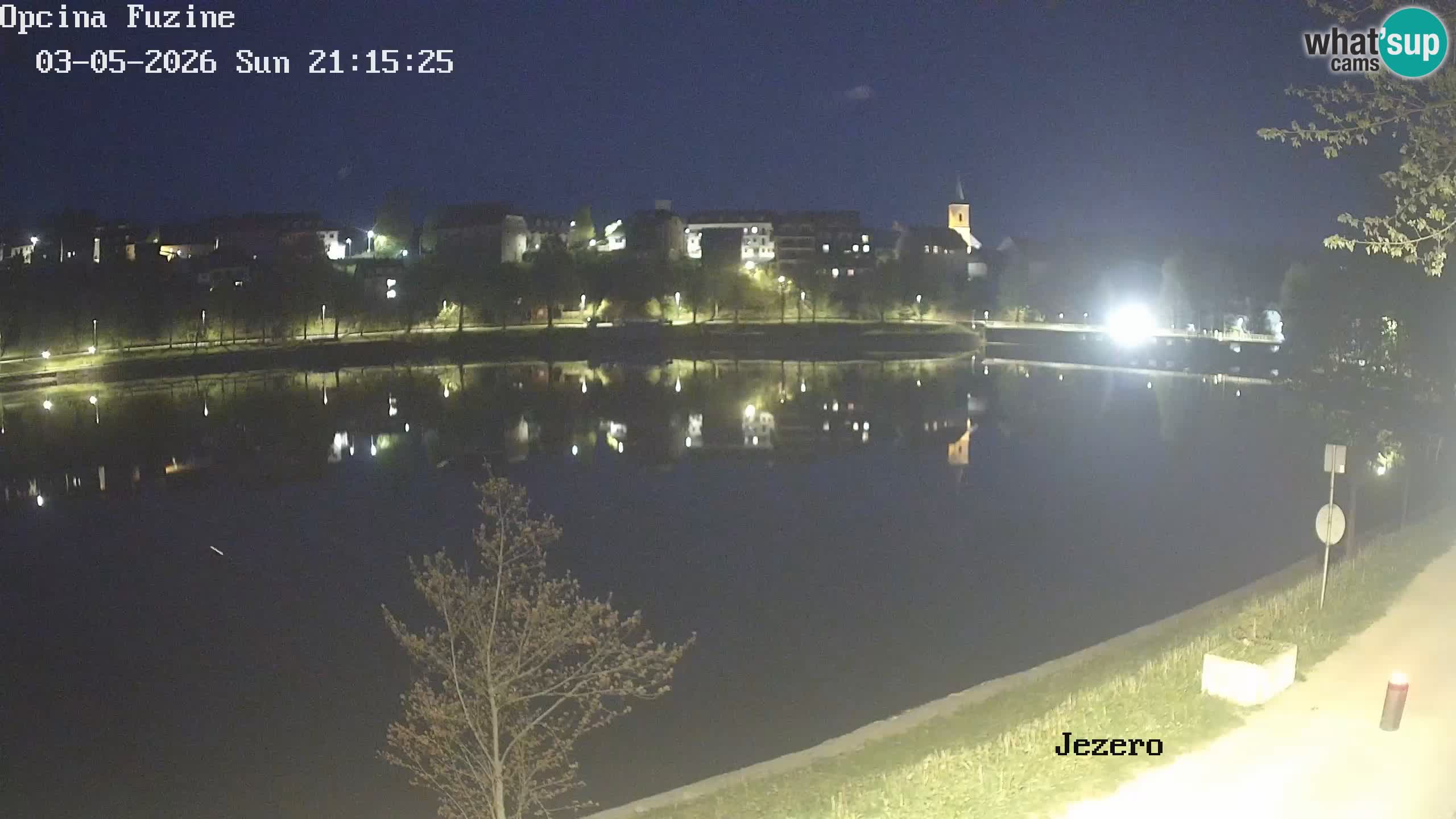 Bajersko Jezero web kamera Fužine