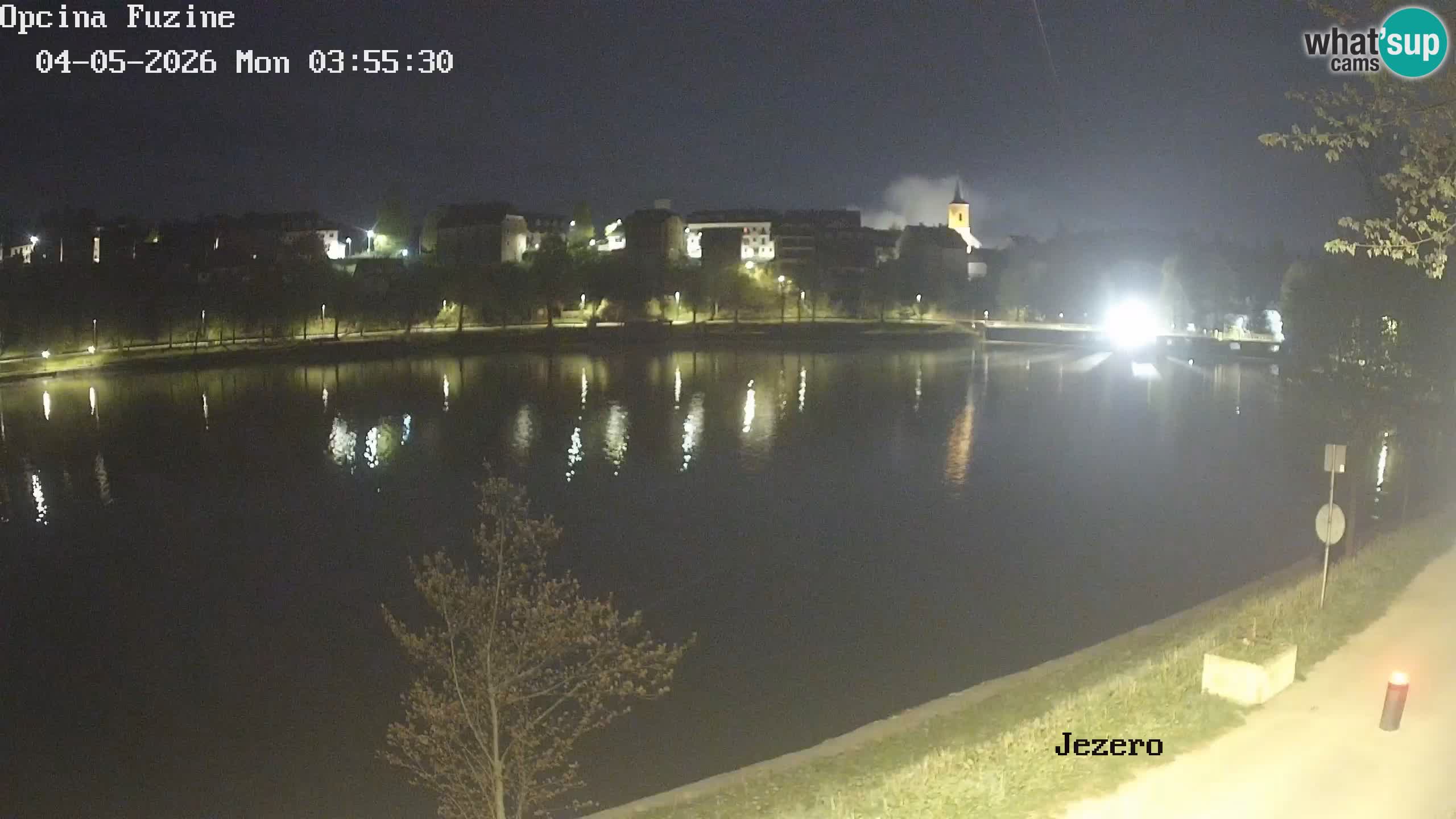 Bajersko Jezero web kamera Fužine
