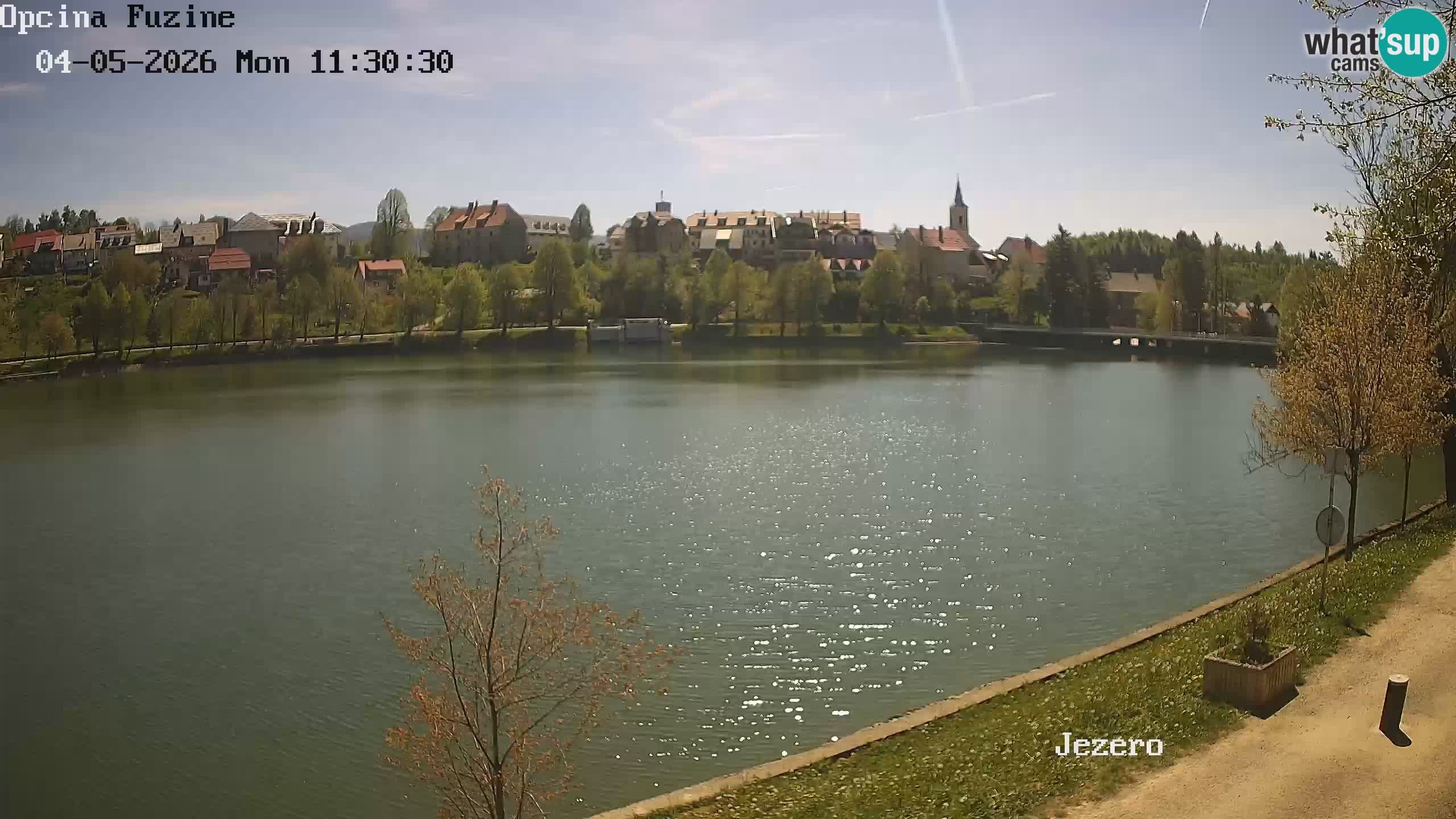 Bajersko Jezero web kamera Fužine