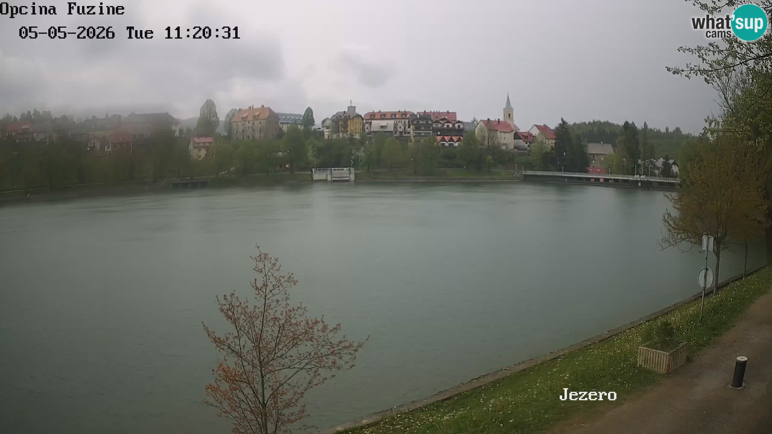 Bajersko Jezero web kamera Fužine
