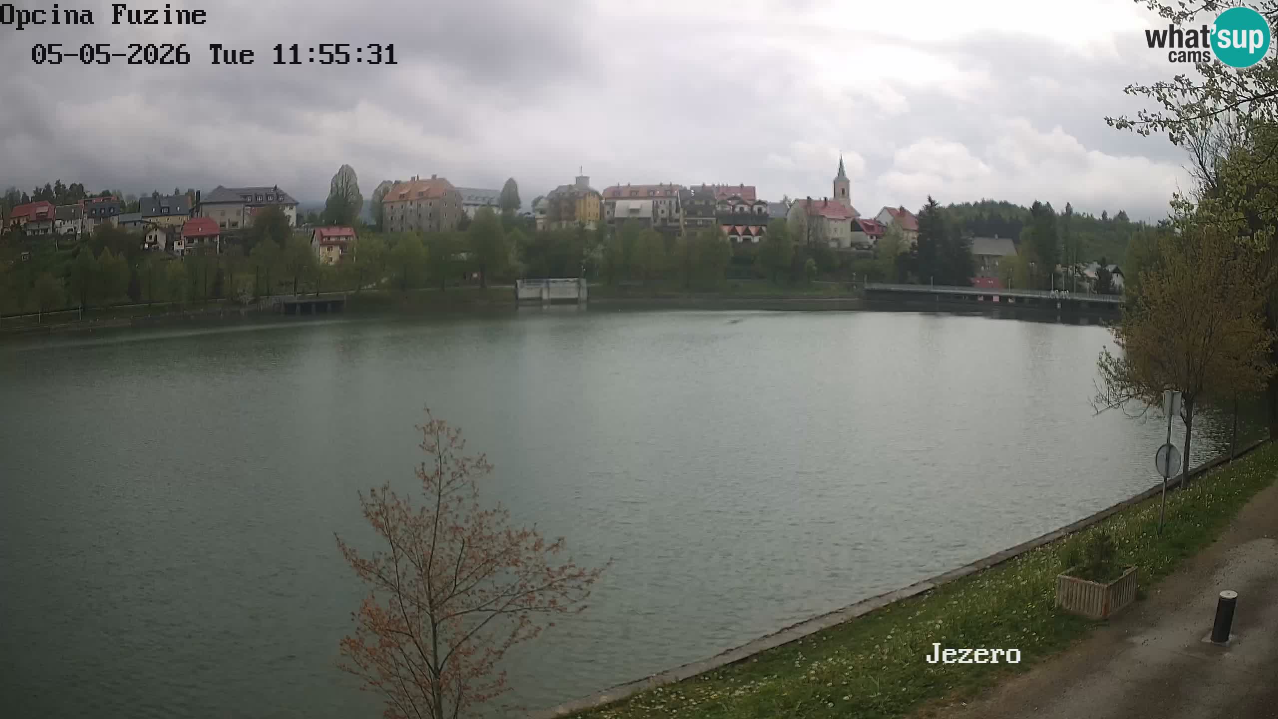 Bajersko Jezero web kamera Fužine