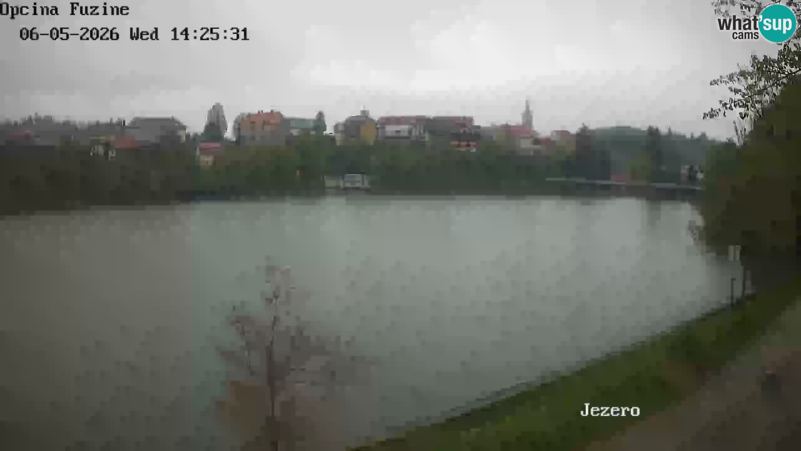 Bajersko Jezero web kamera Fužine