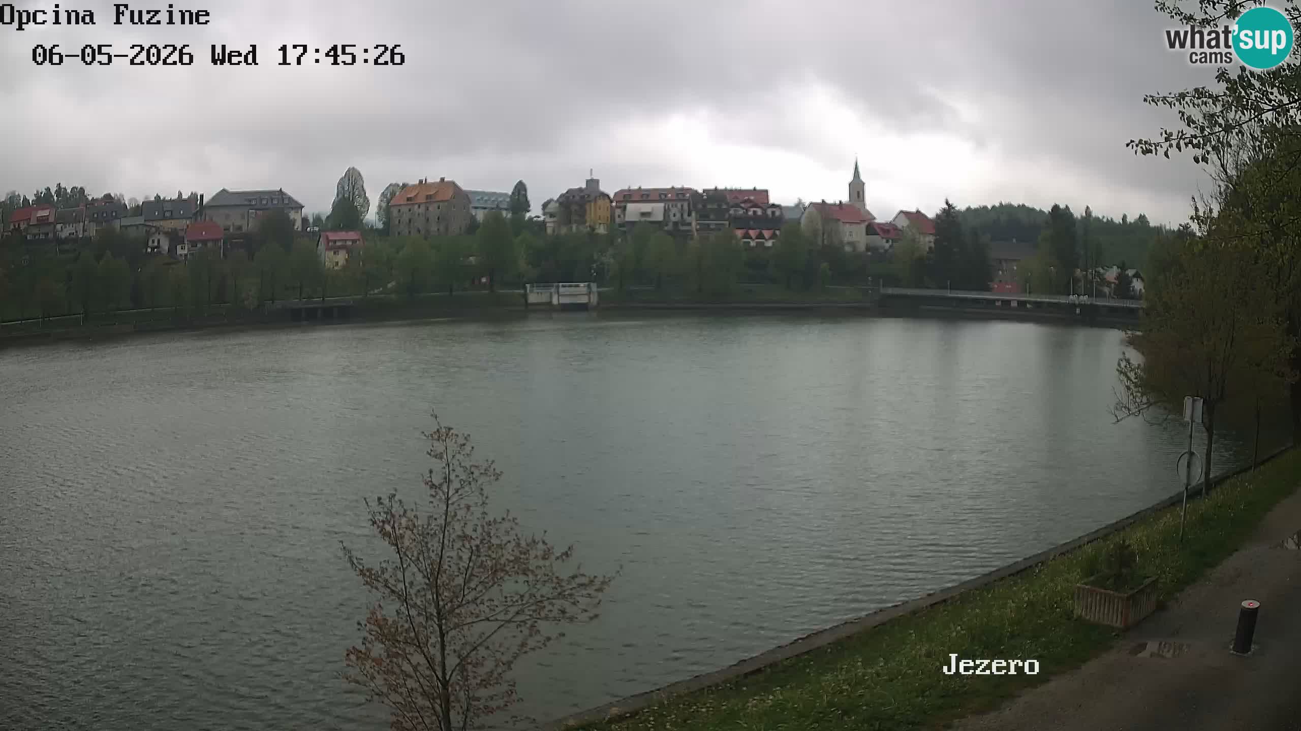 Bajersko Jezero web kamera Fužine