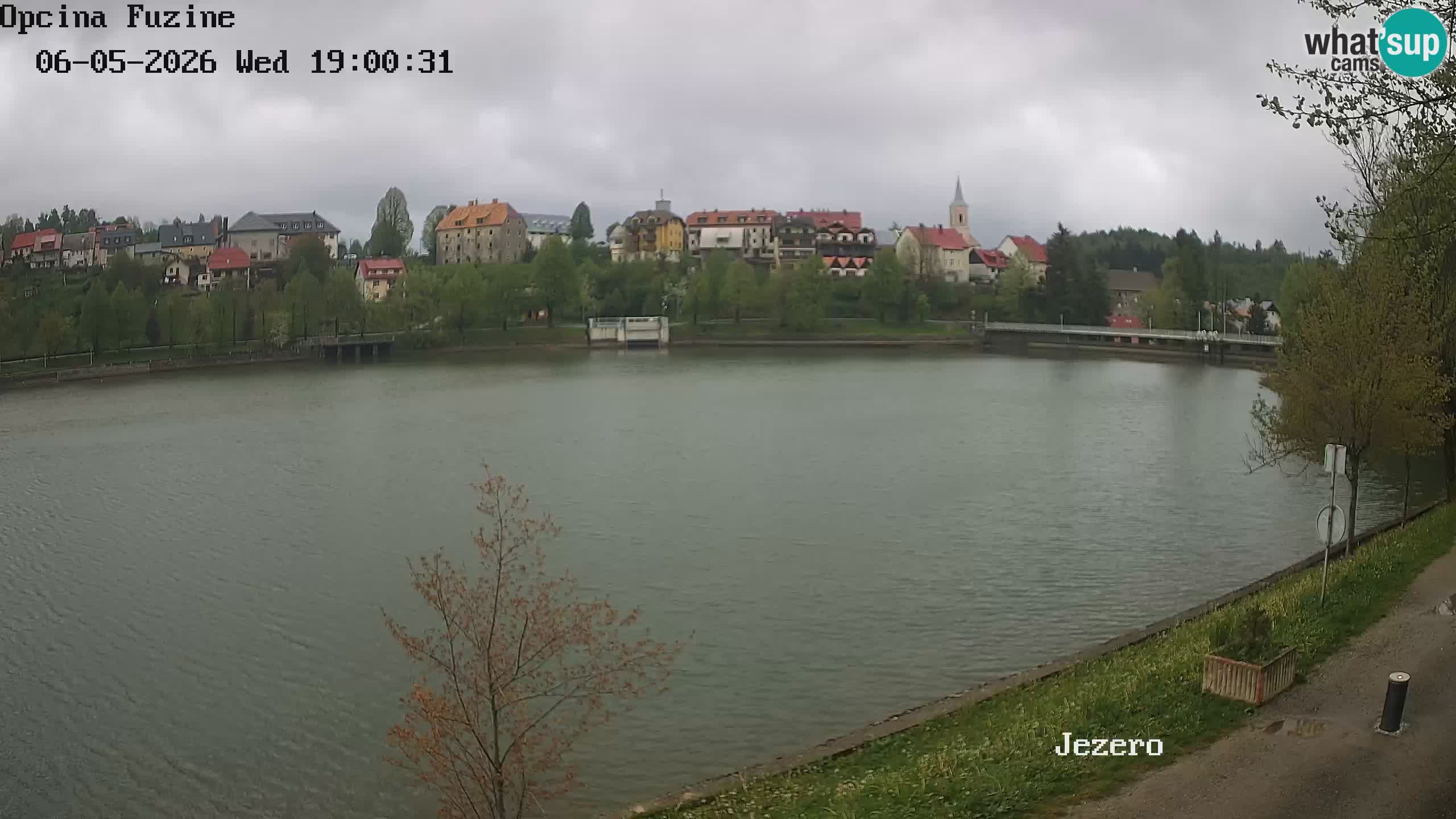 Bajersko Jezero web kamera Fužine