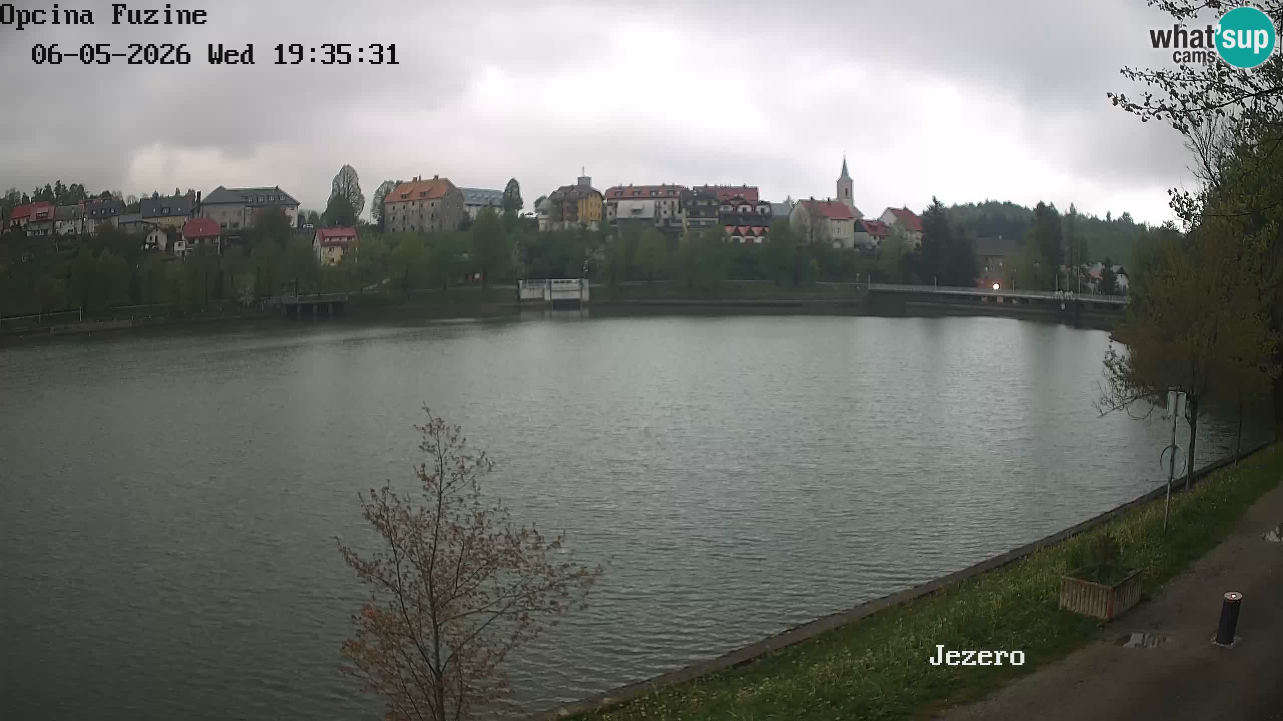 Bajersko Jezero web kamera Fužine
