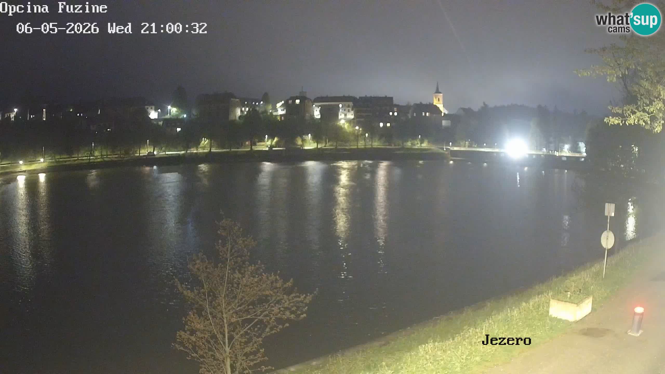 Bajersko Jezero web kamera Fužine