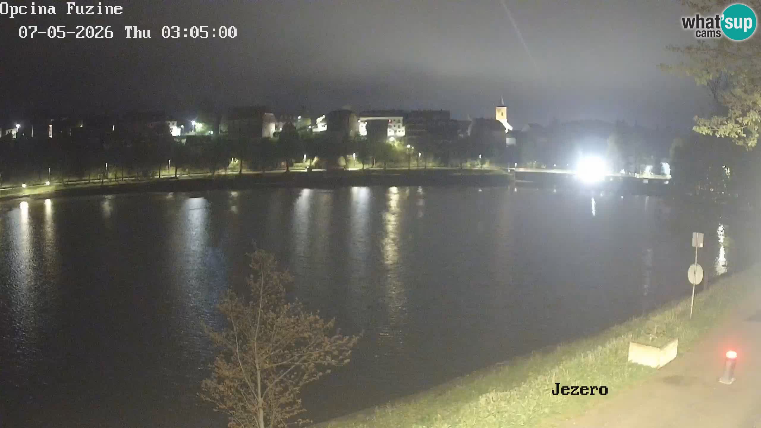 Bajersko Jezero web kamera Fužine