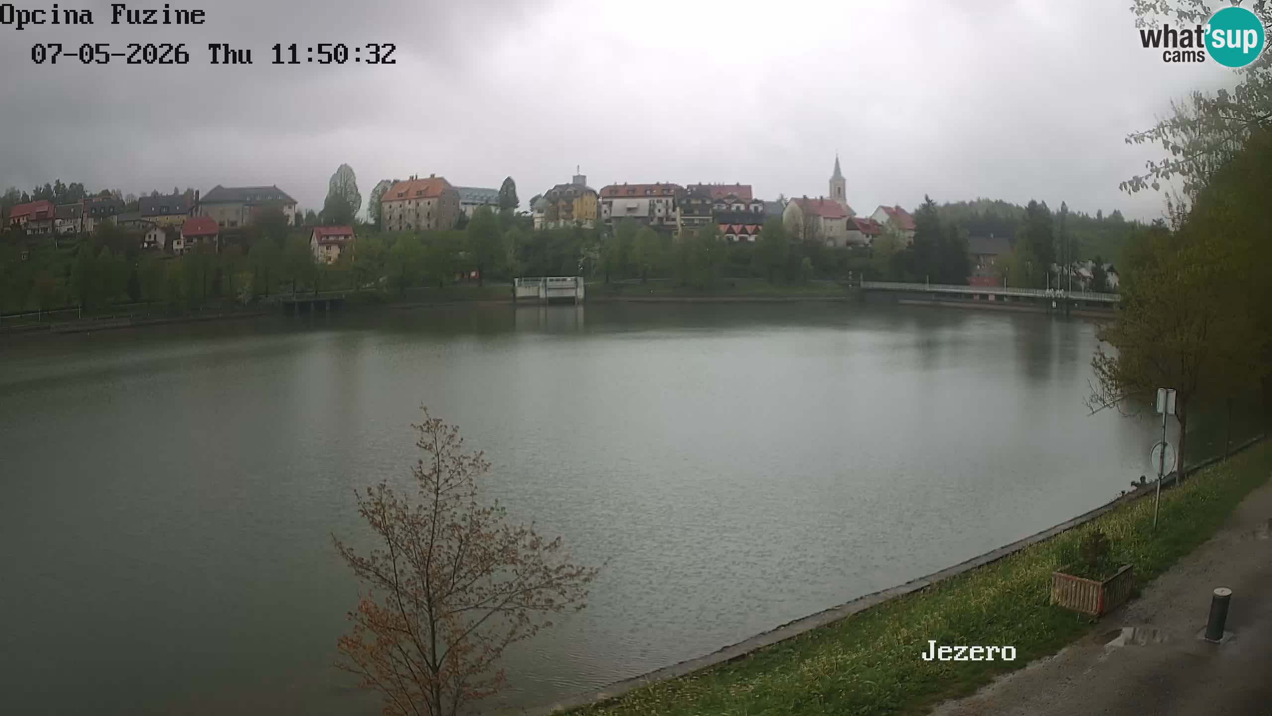 Bajersko Jezero web kamera Fužine