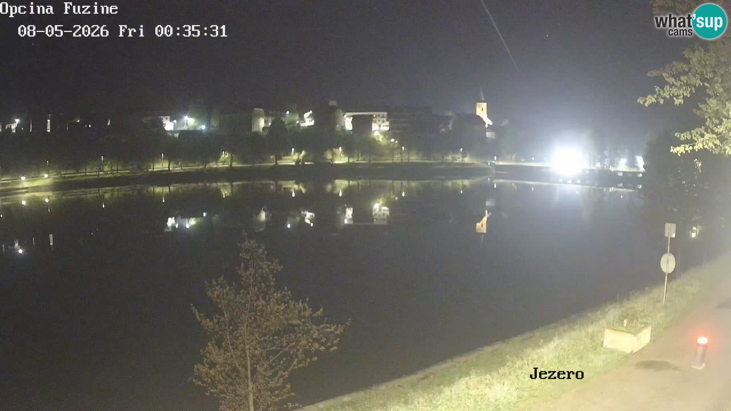 Bajersko Jezero web kamera Fužine