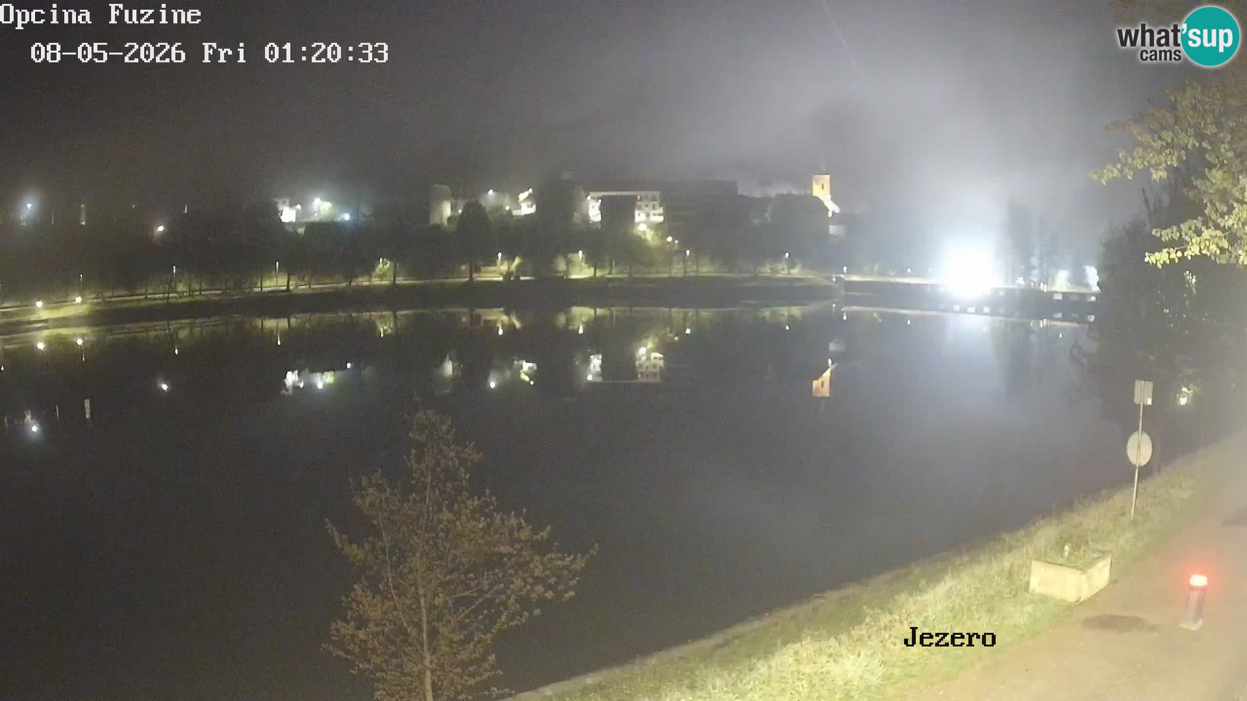 Bajersko Jezero web kamera Fužine