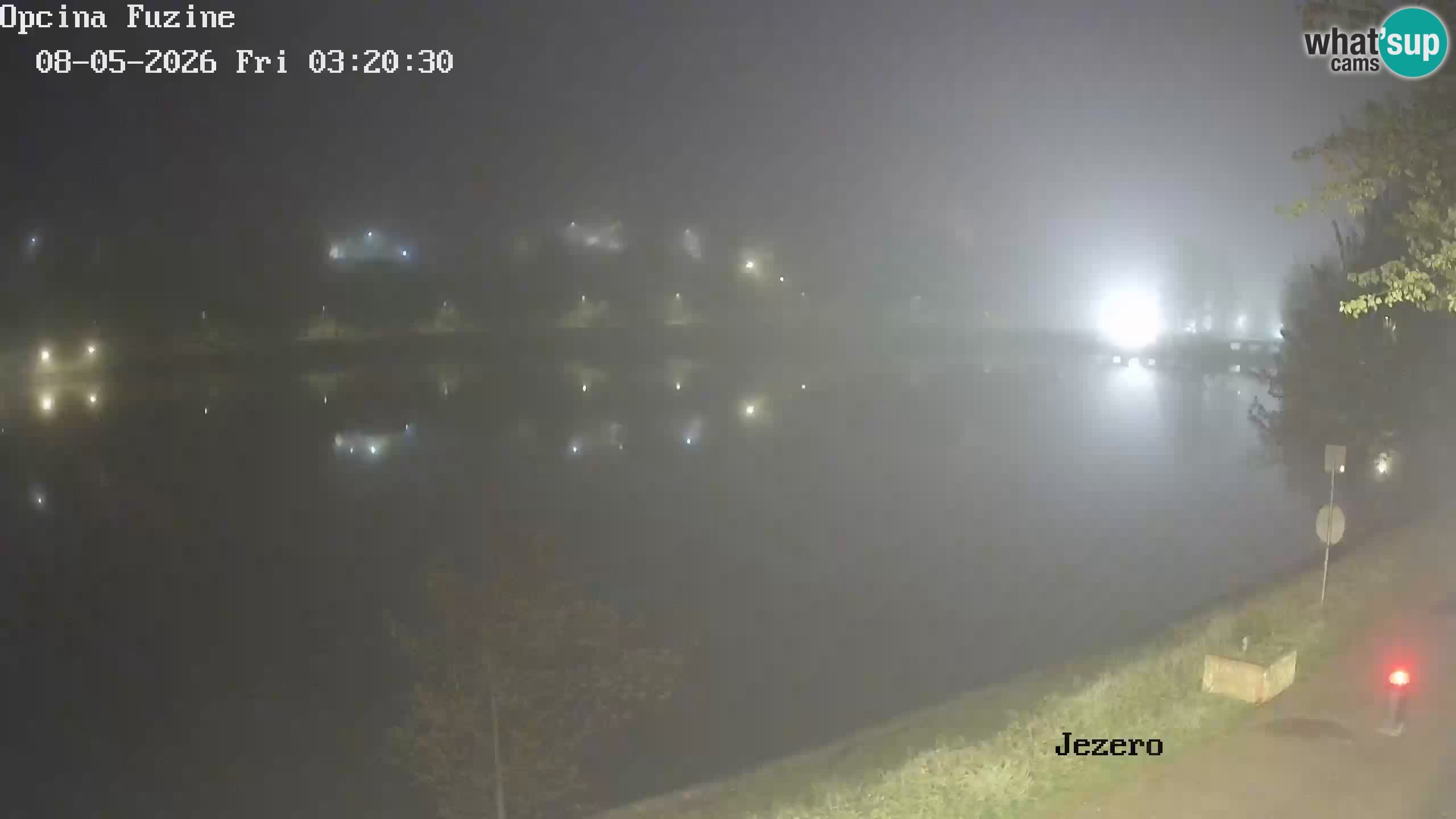 Bajersko Jezero web kamera Fužine