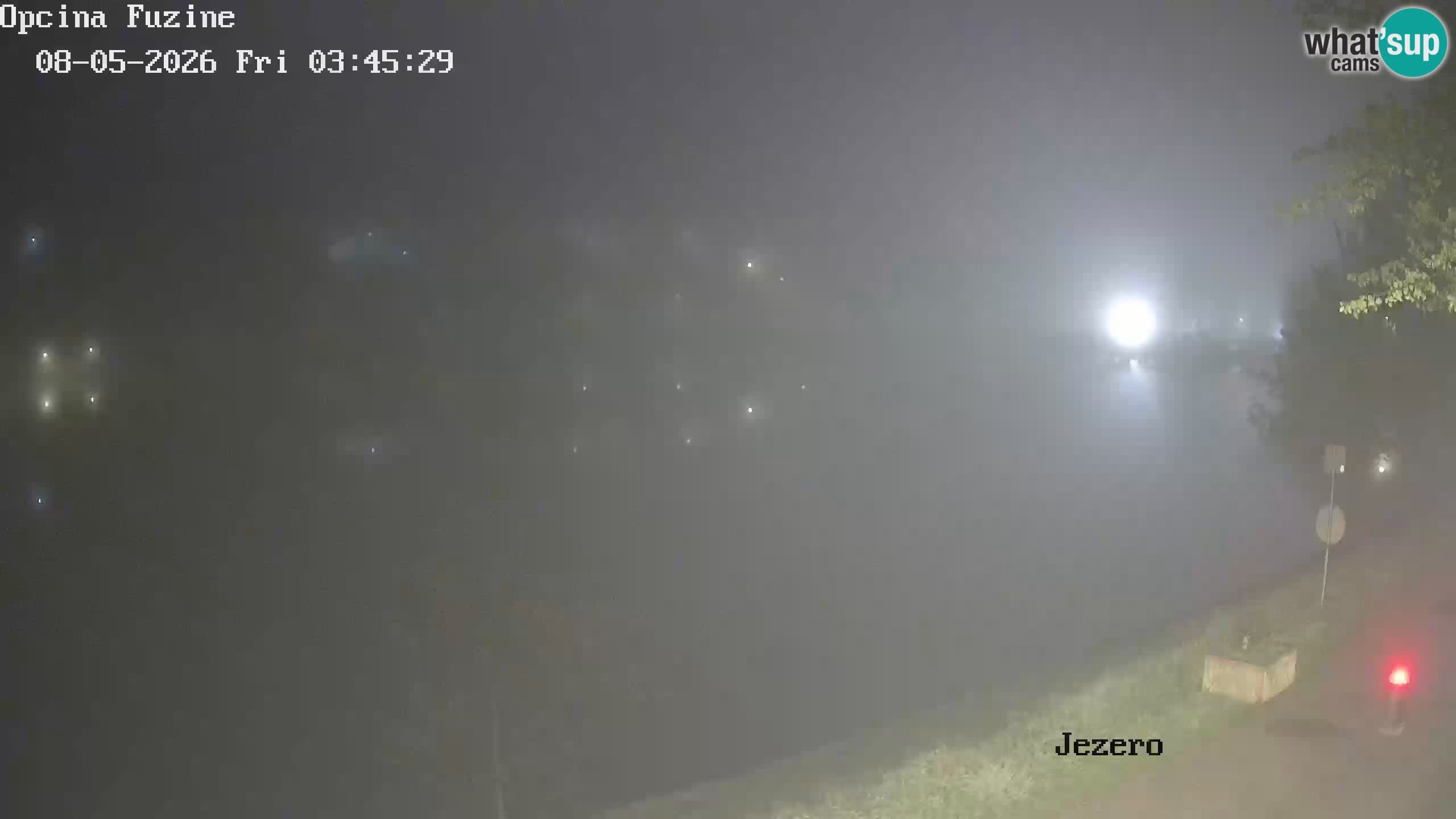 Bajersko Jezero web kamera Fužine