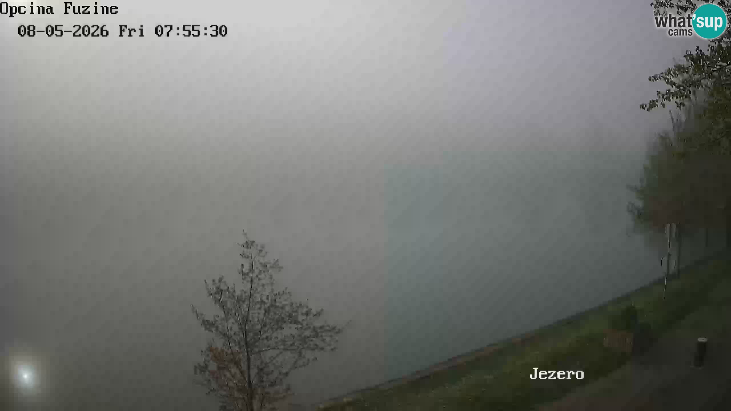 Bajersko Jezero web kamera Fužine