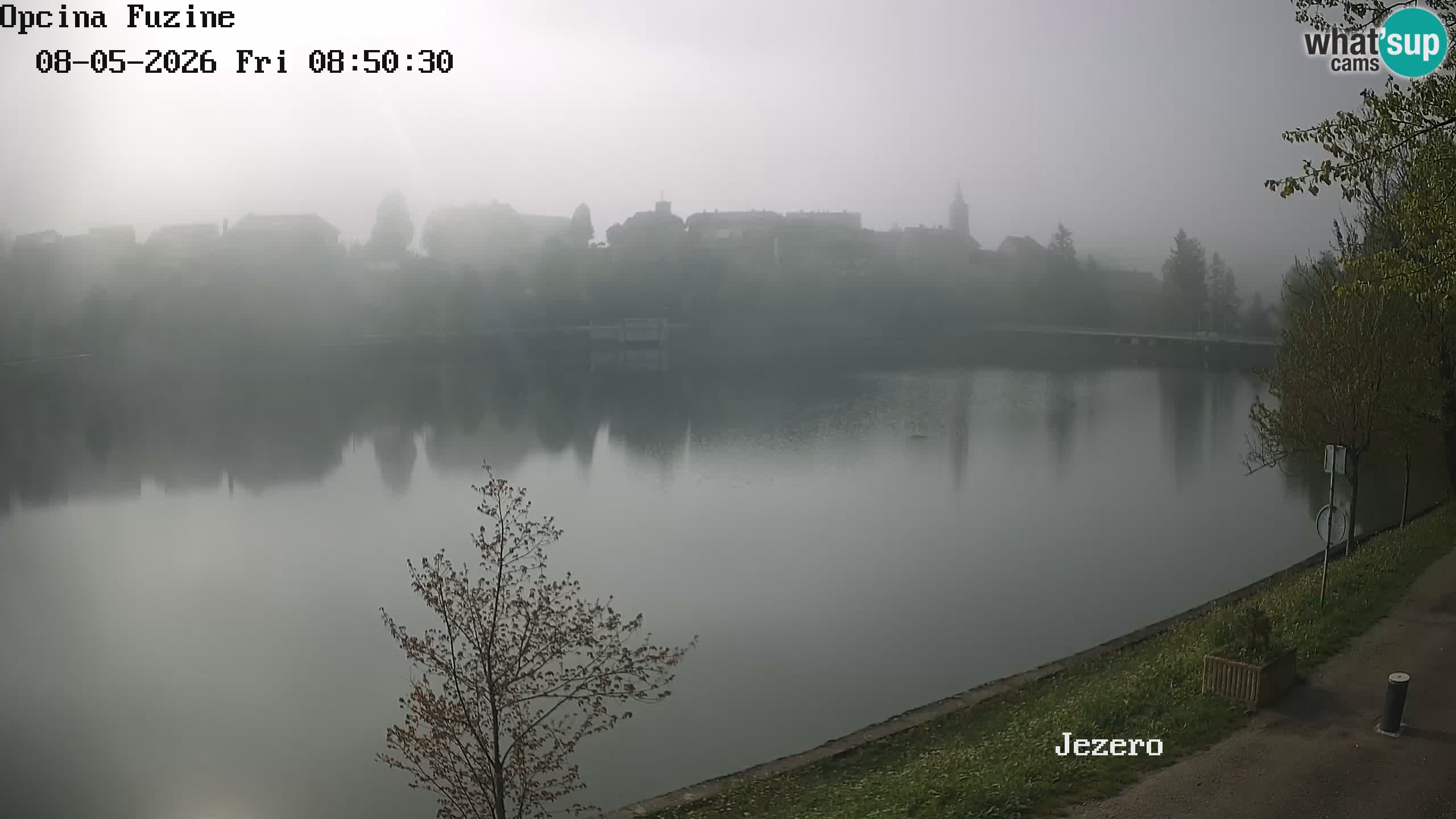 Bajersko Jezero web kamera Fužine