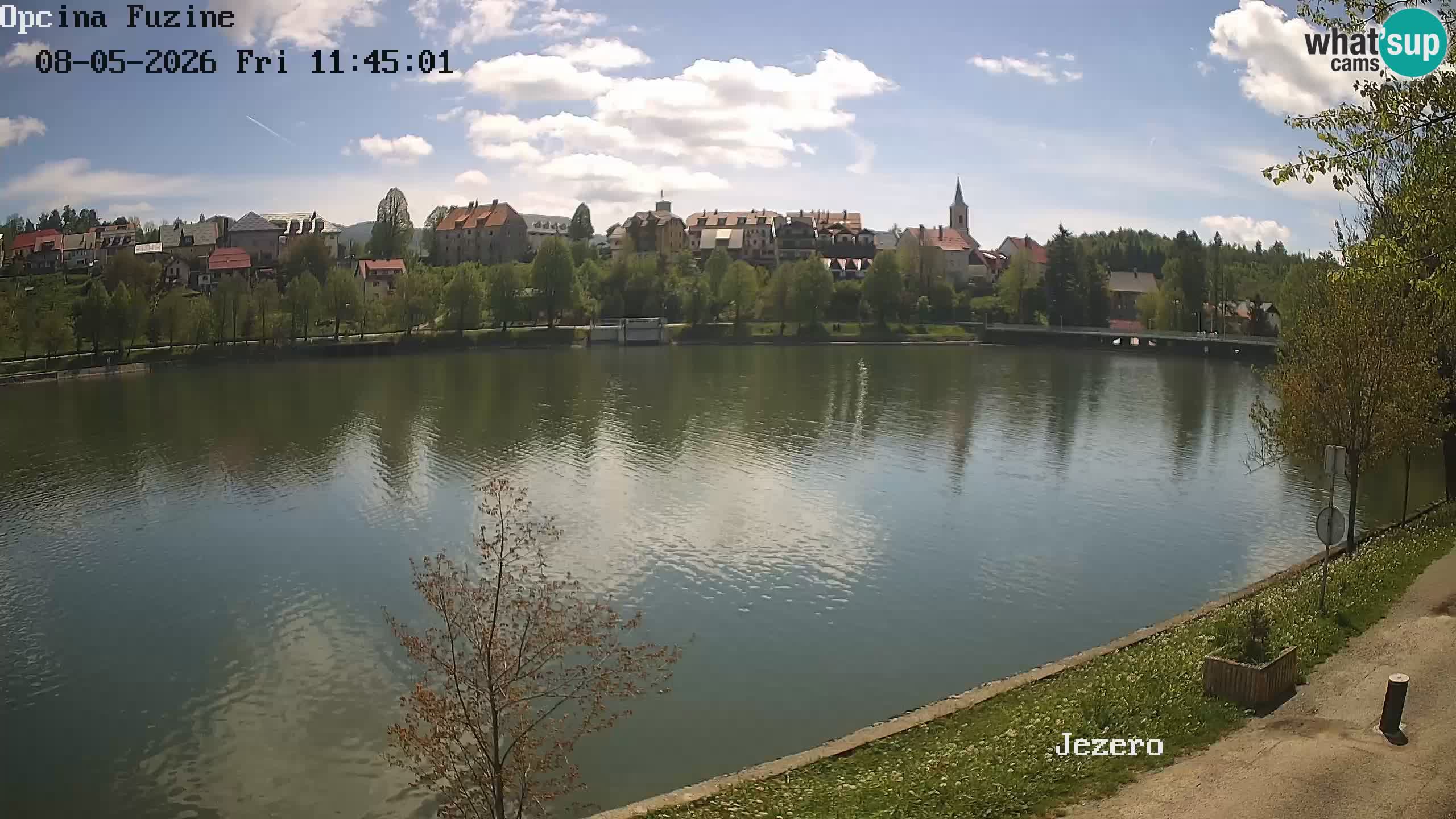 Bajersko Jezero web kamera Fužine
