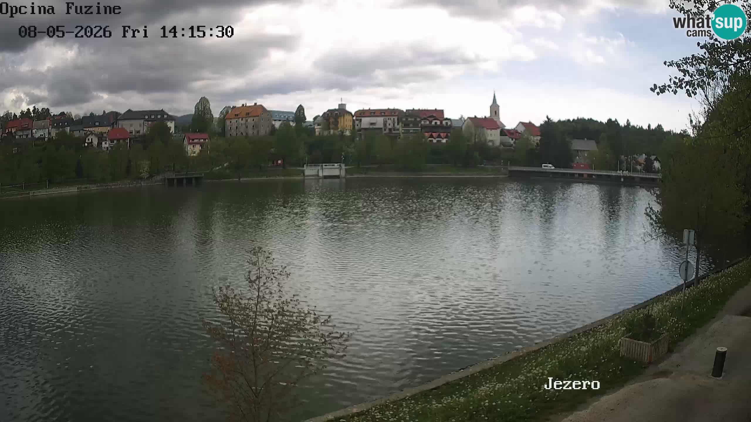 Bajersko Jezero web kamera Fužine