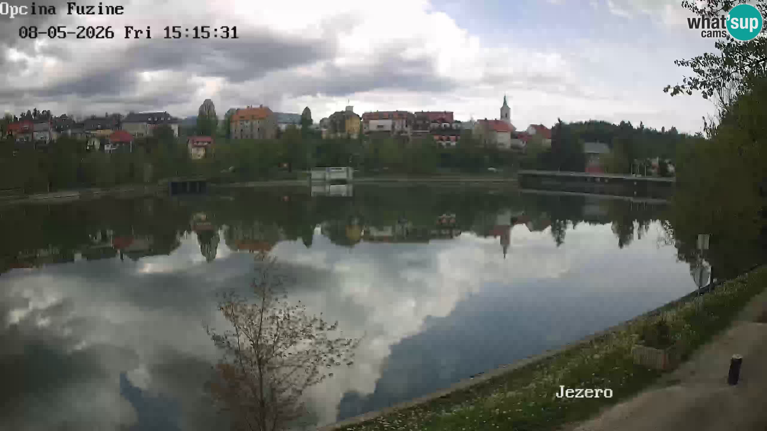 Bajersko Jezero web kamera Fužine