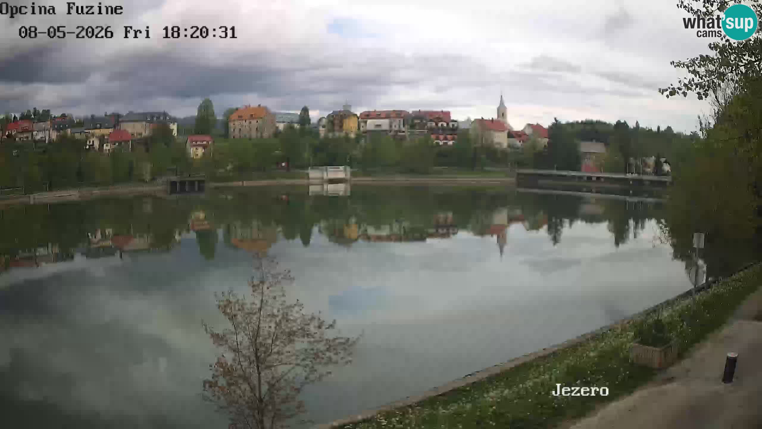 Bajersko Jezero web kamera Fužine