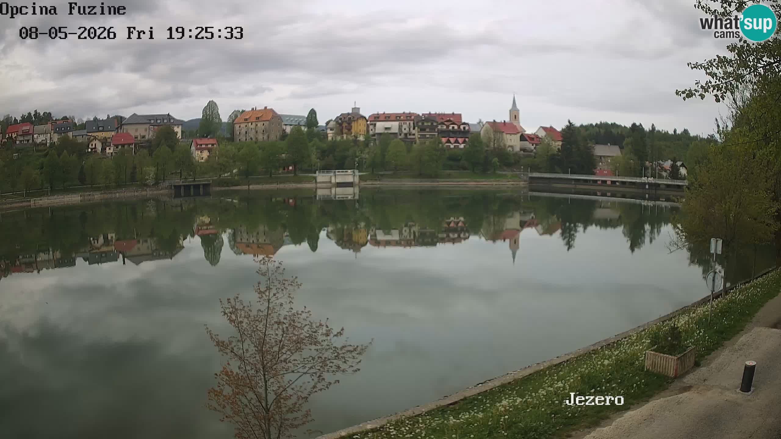 Bajersko Jezero web kamera Fužine