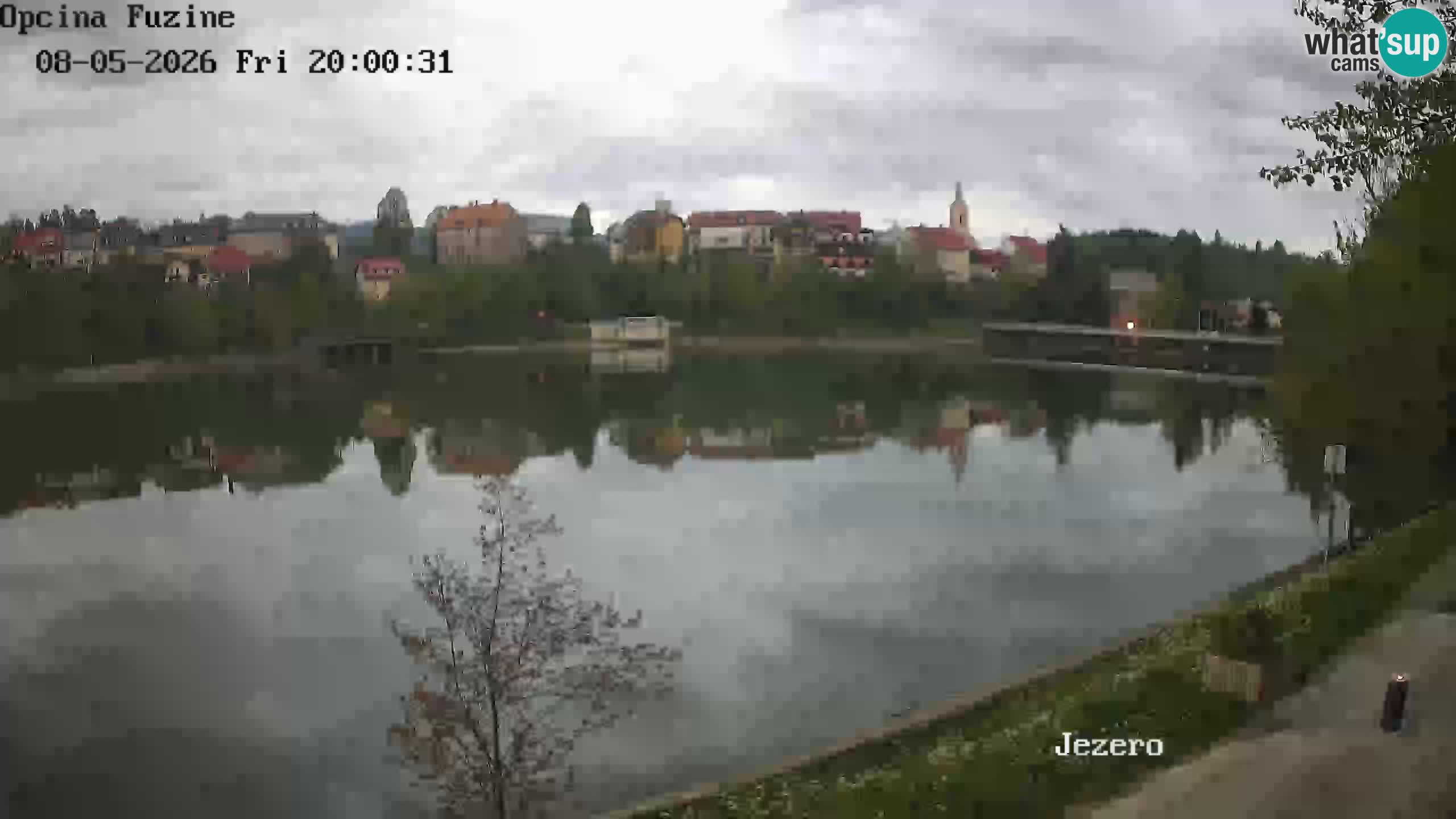 Bajersko Jezero web kamera Fužine