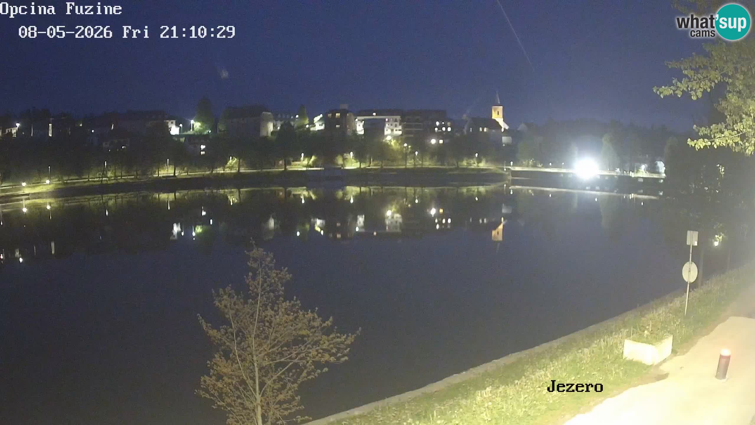 Bajersko Jezero web kamera Fužine