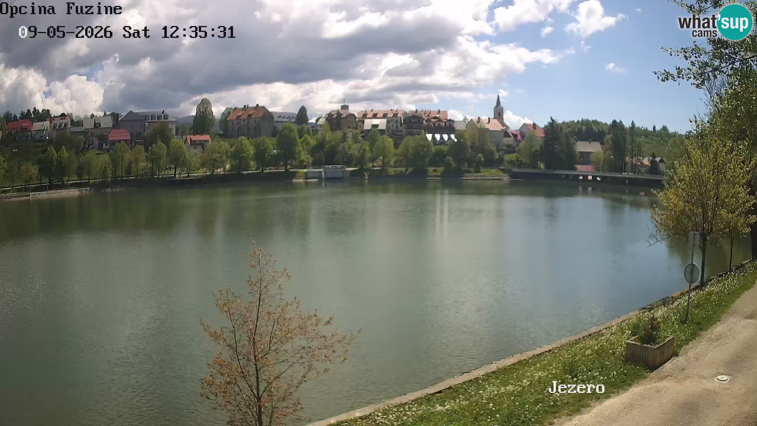 Bajersko Jezero web kamera Fužine