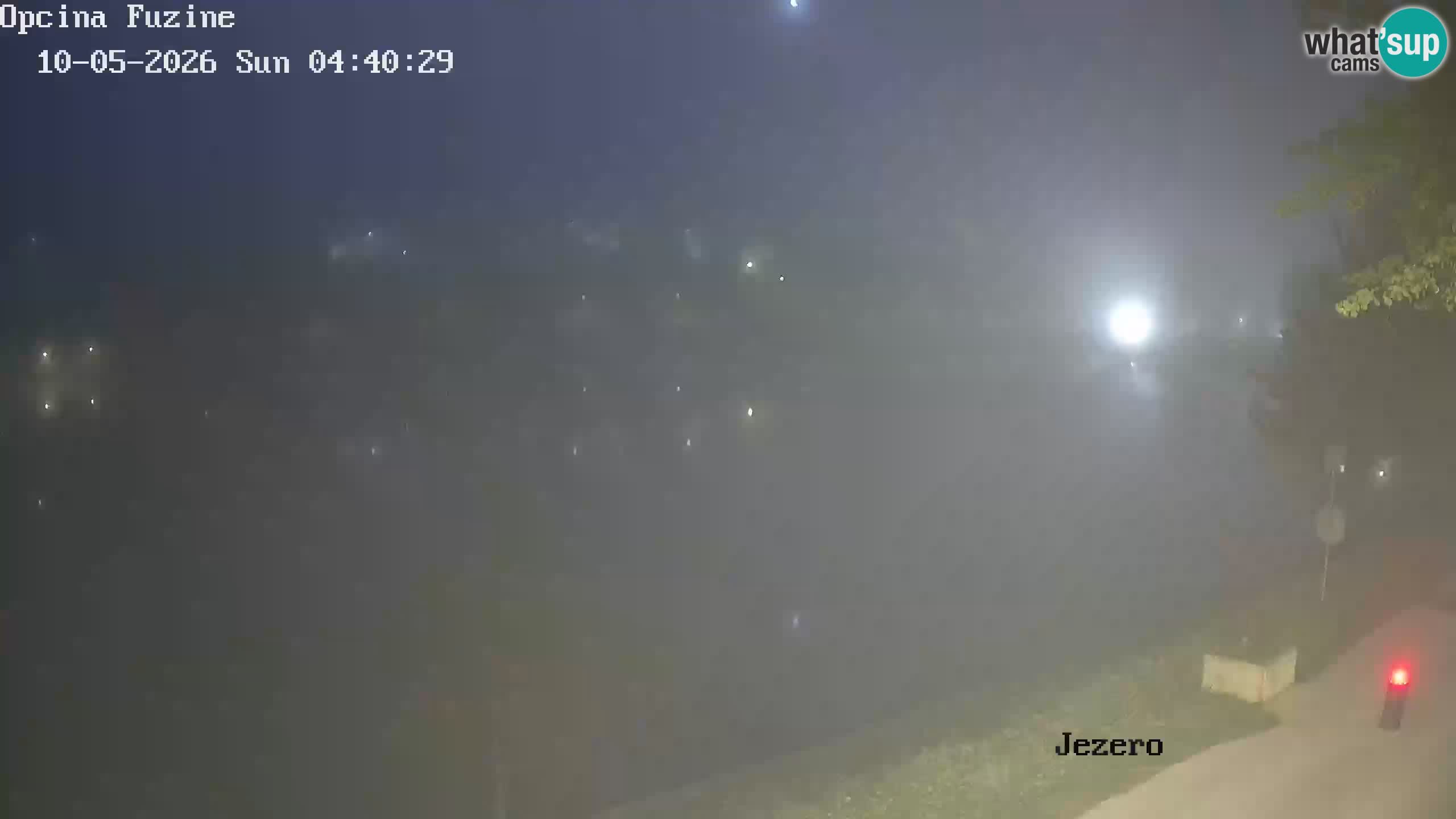 Bajersko Jezero web kamera Fužine