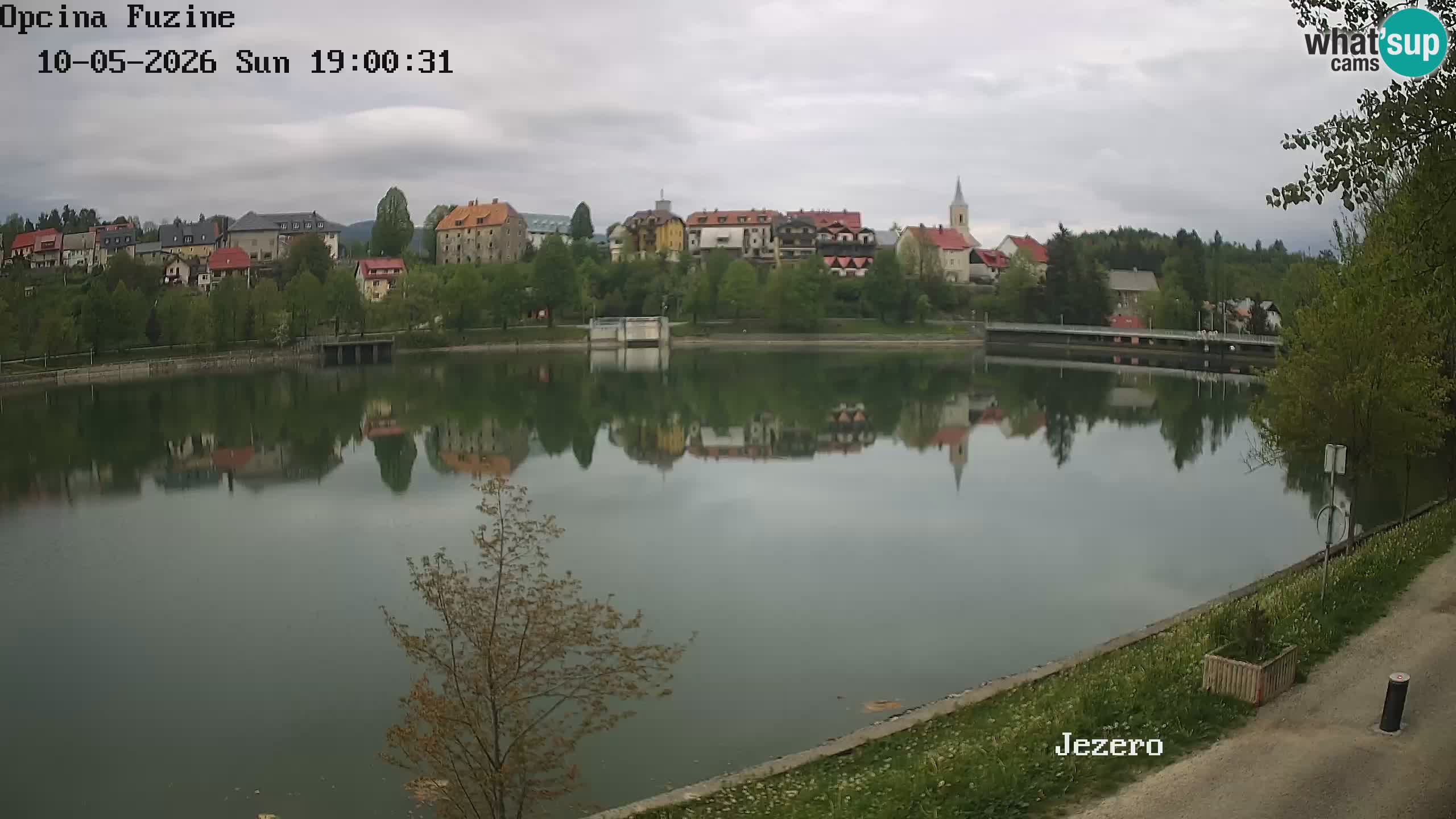 Kamera v živo Bajersko Jezero Fužine