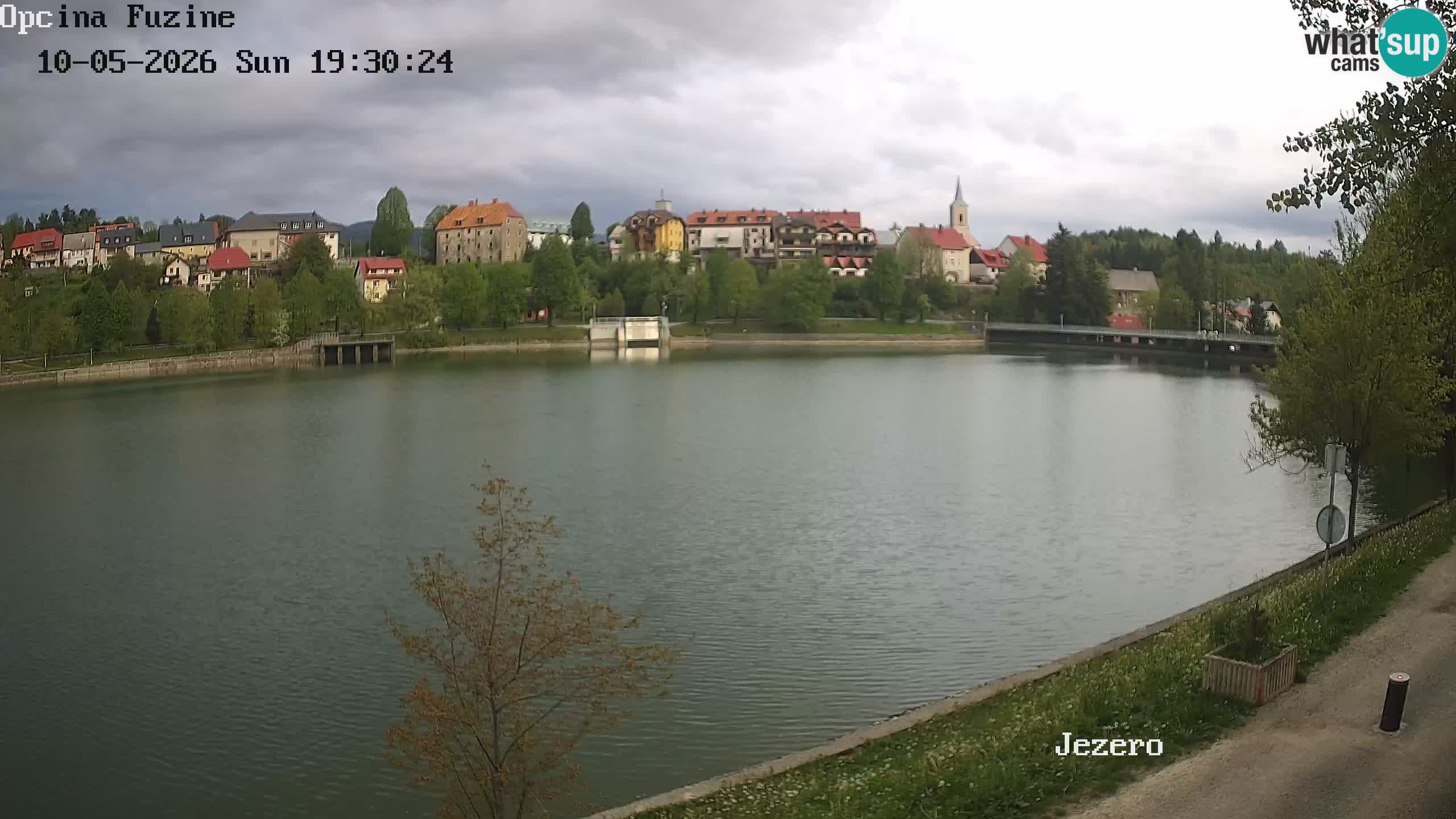 Bajersko Jezero web kamera Fužine