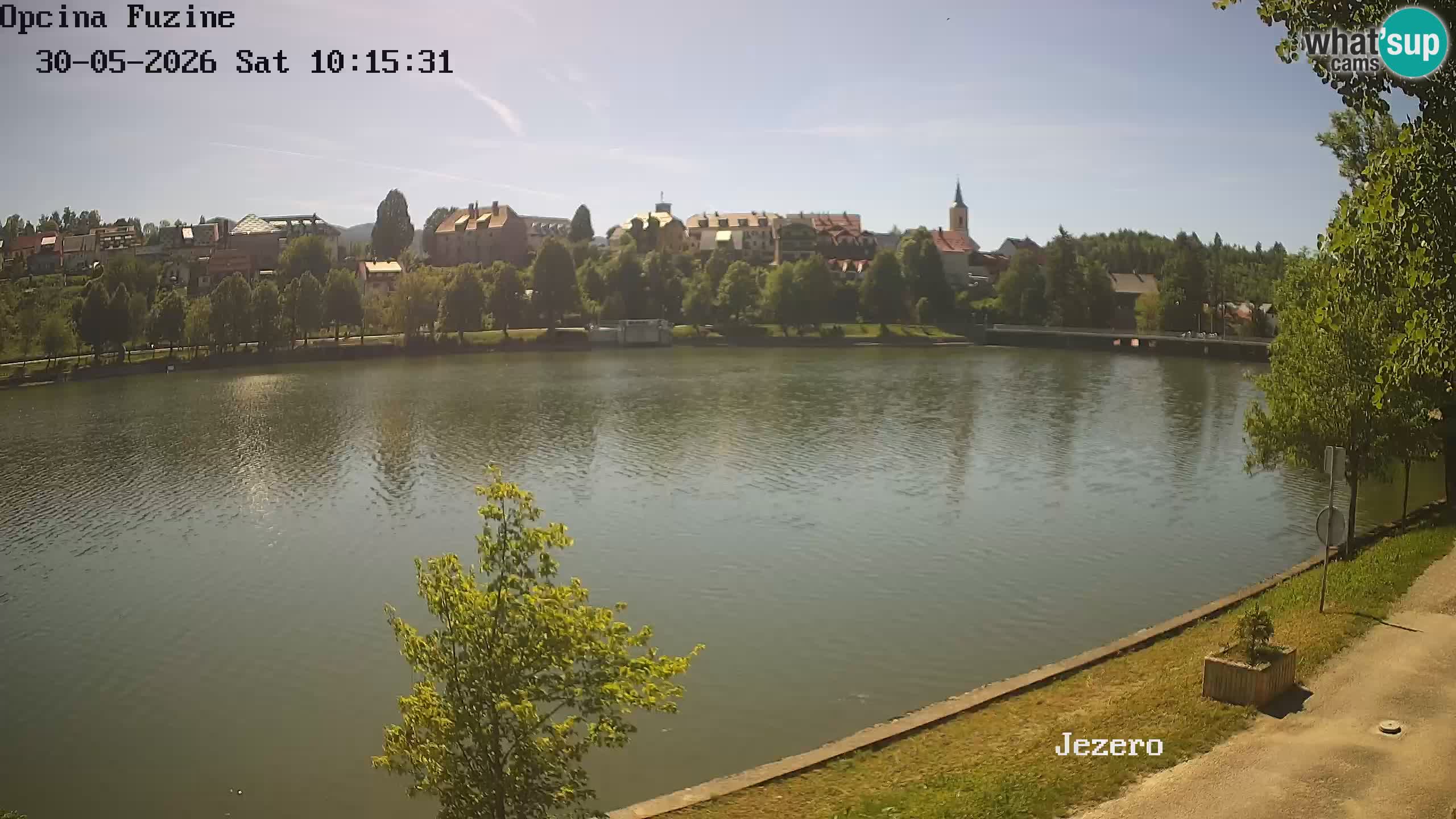 Bajersko Jezero web kamera Fužine