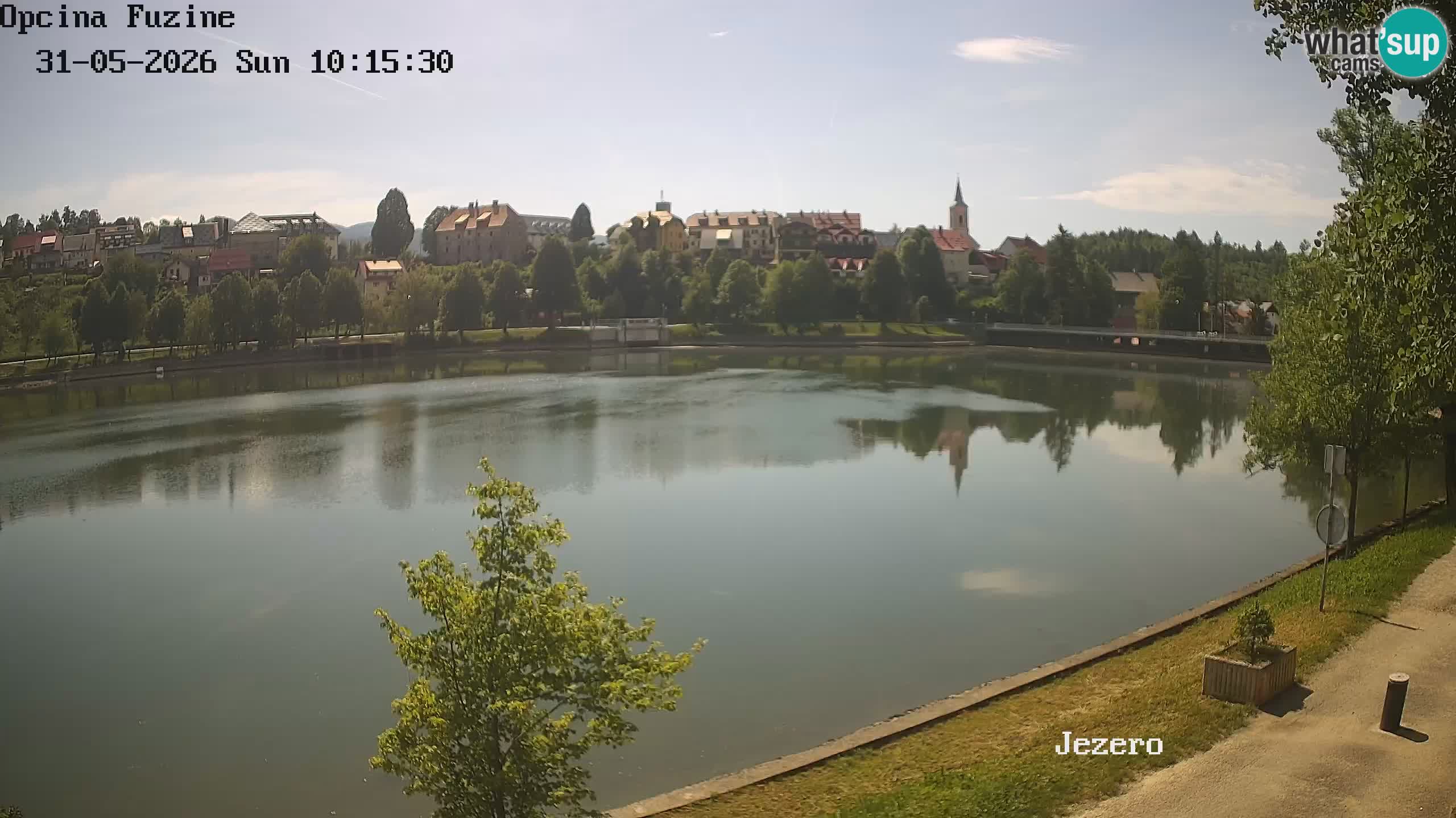 Bajersko Jezero web kamera Fužine