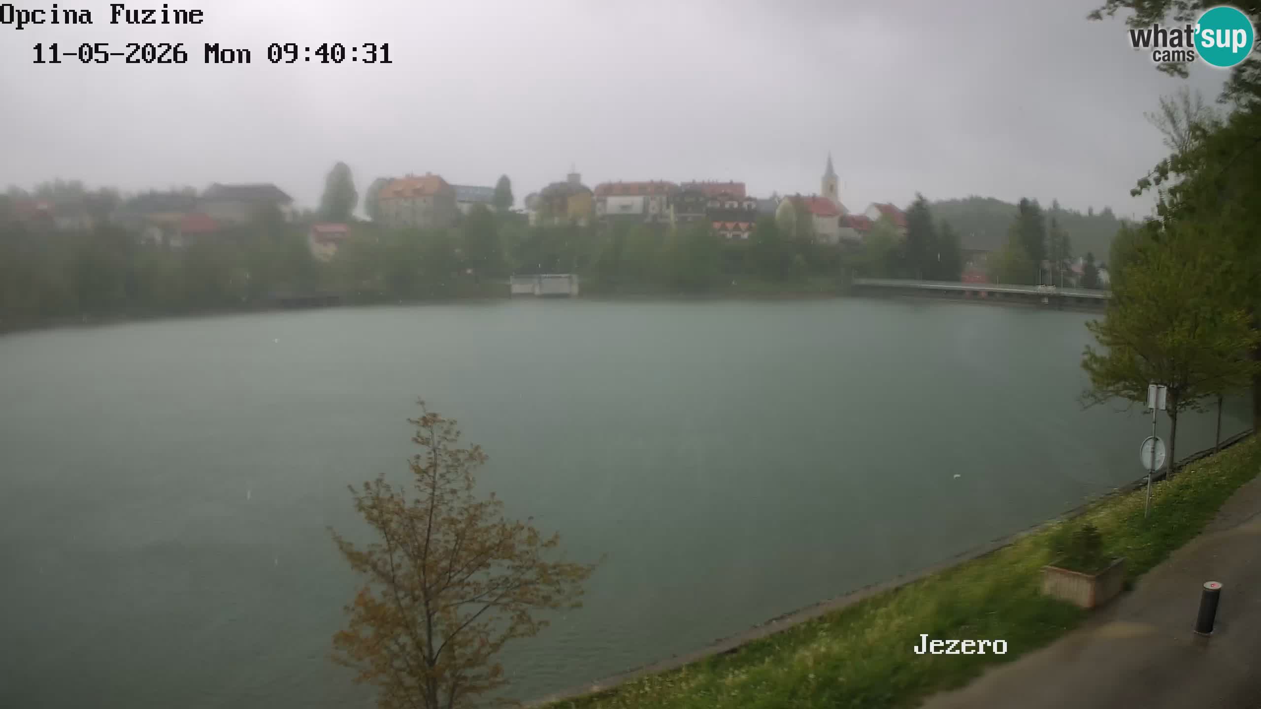 Bajersko Jezero web kamera Fužine