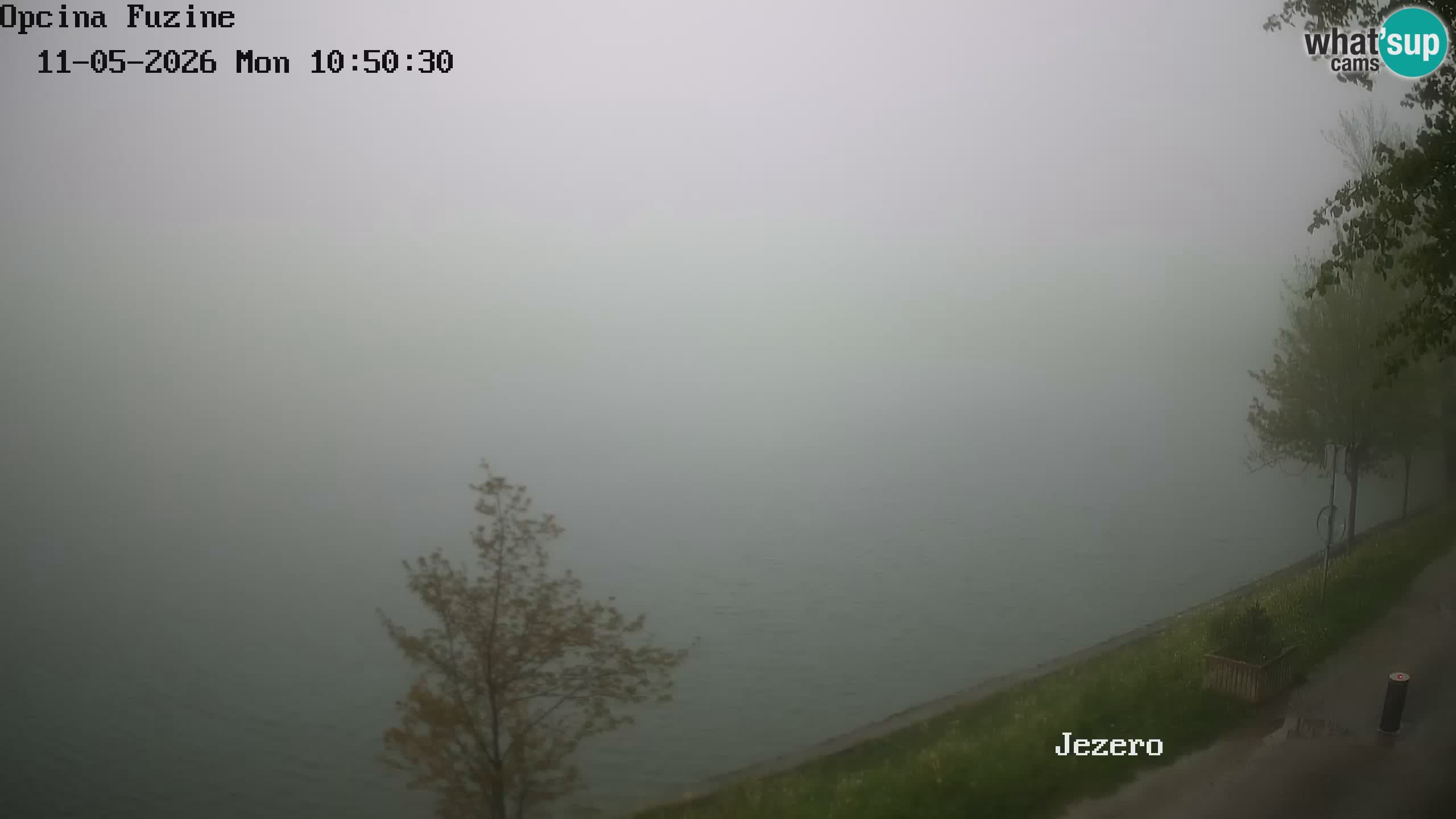 Bajersko Jezero web kamera Fužine