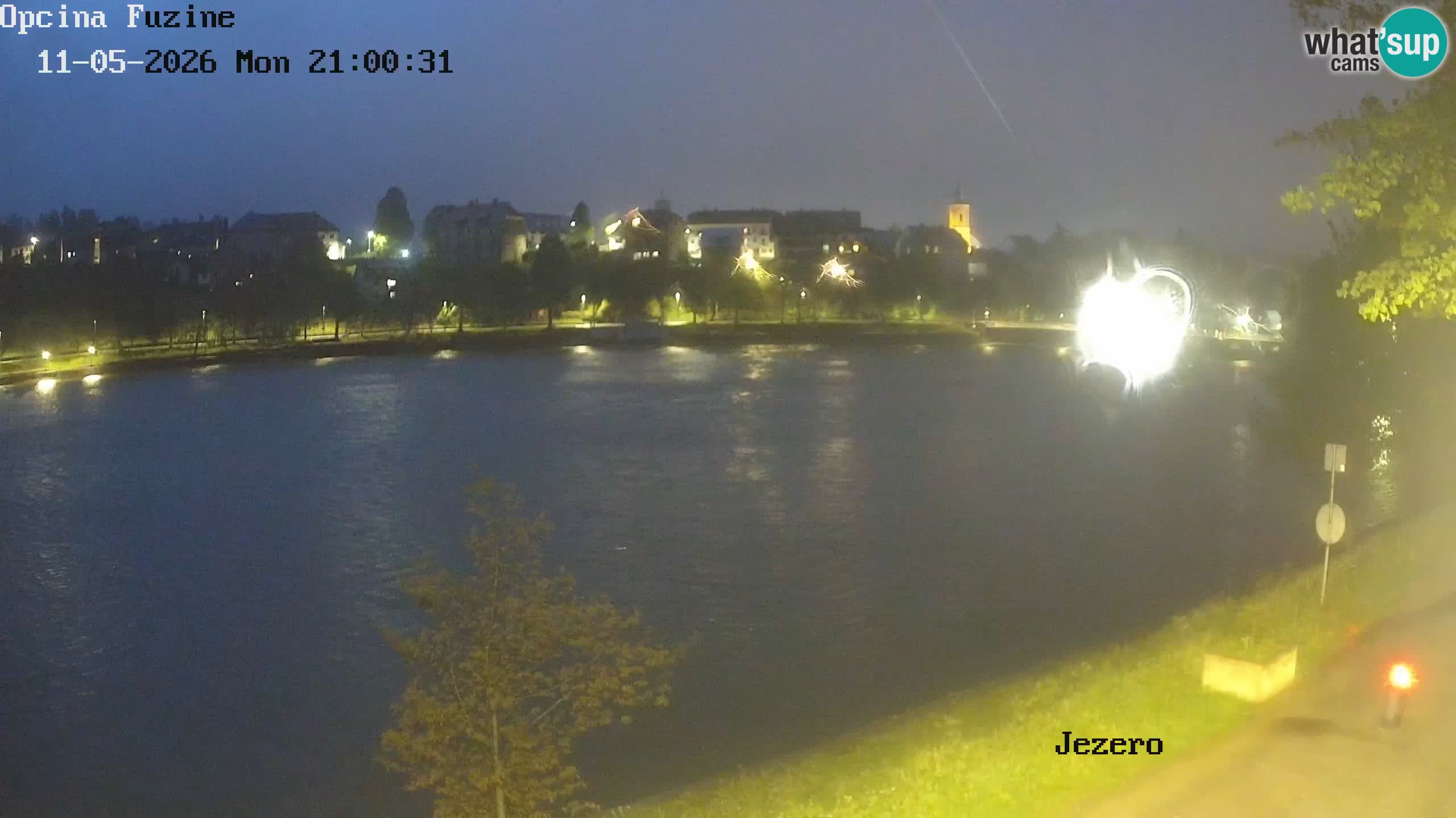 Bajersko Jezero web kamera Fužine