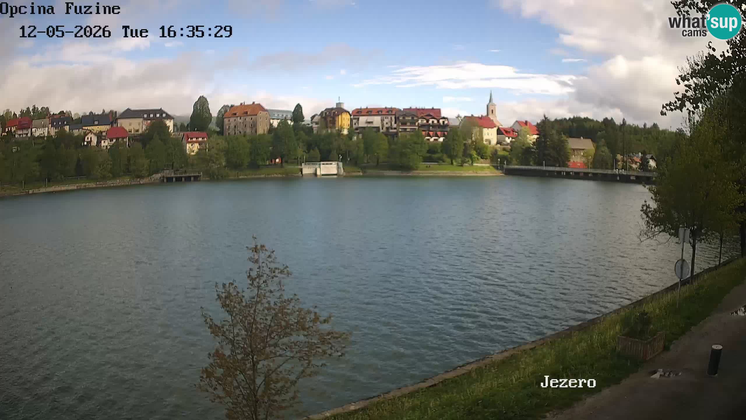 Kamera v živo Bajersko Jezero Fužine