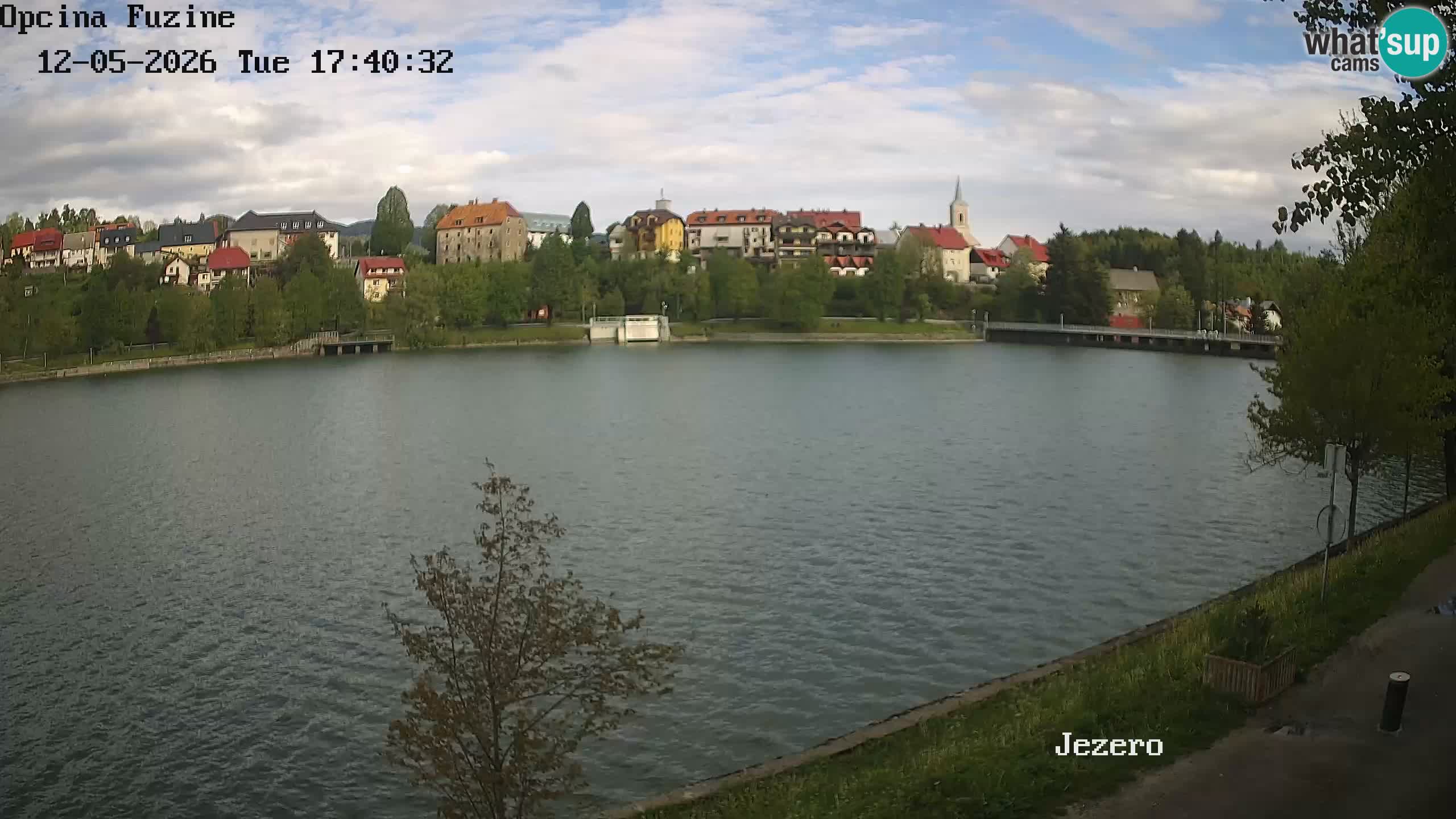 Bajersko Jezero web kamera Fužine