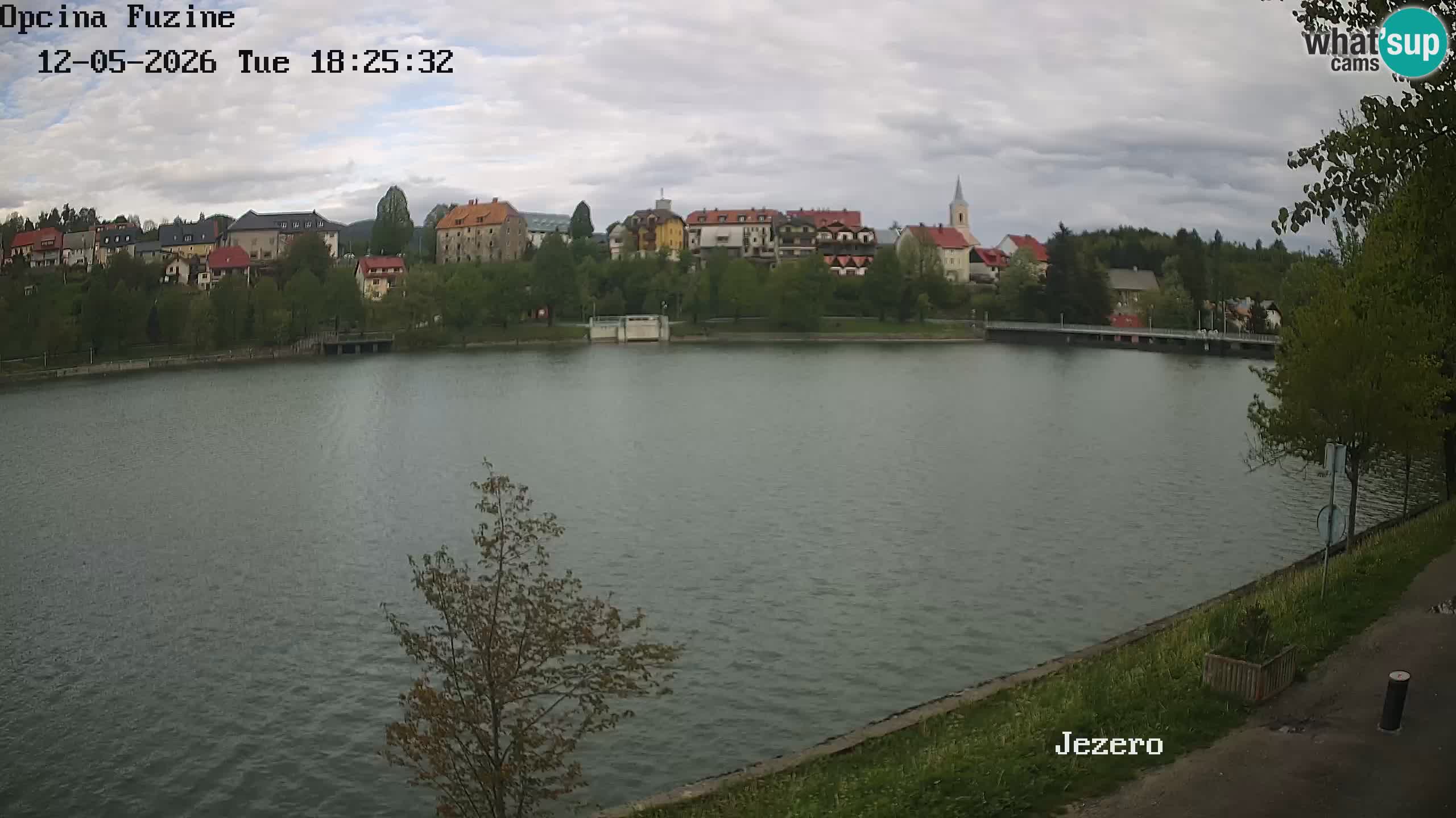 Bajersko Jezero web kamera Fužine