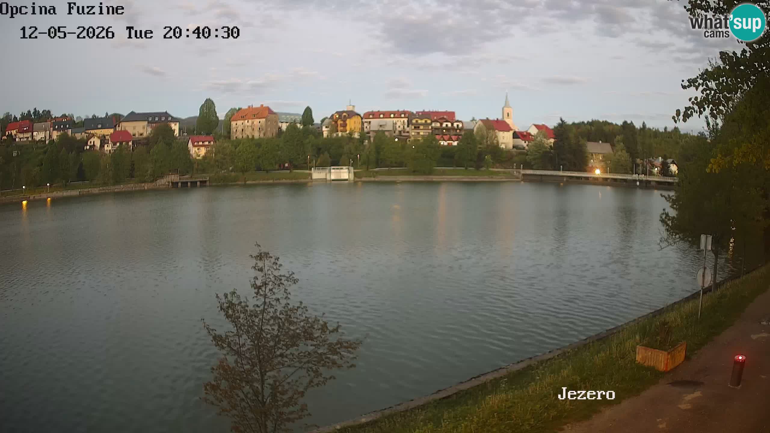 Bajersko Jezero web kamera Fužine