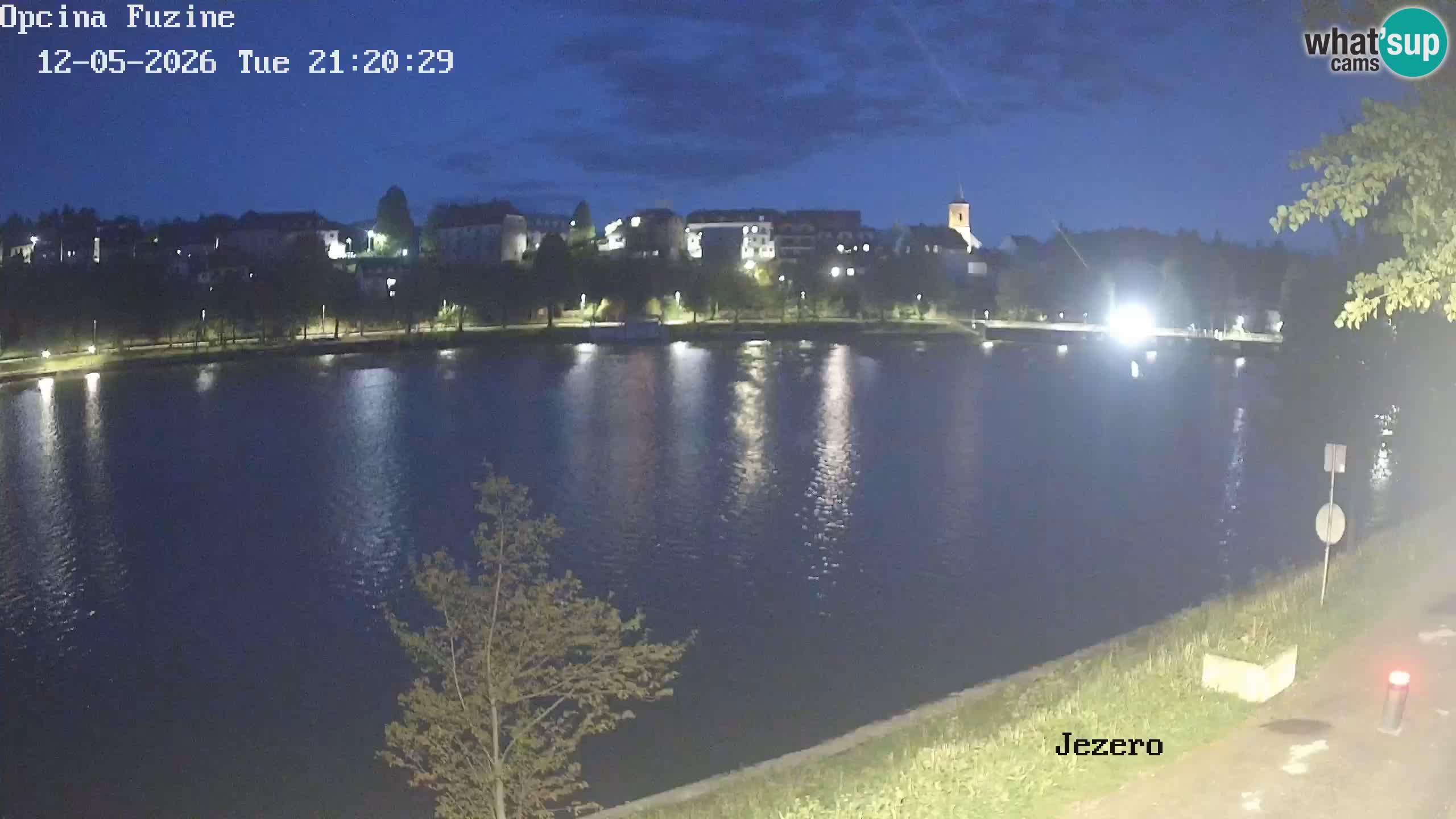 Bajersko Jezero web kamera Fužine