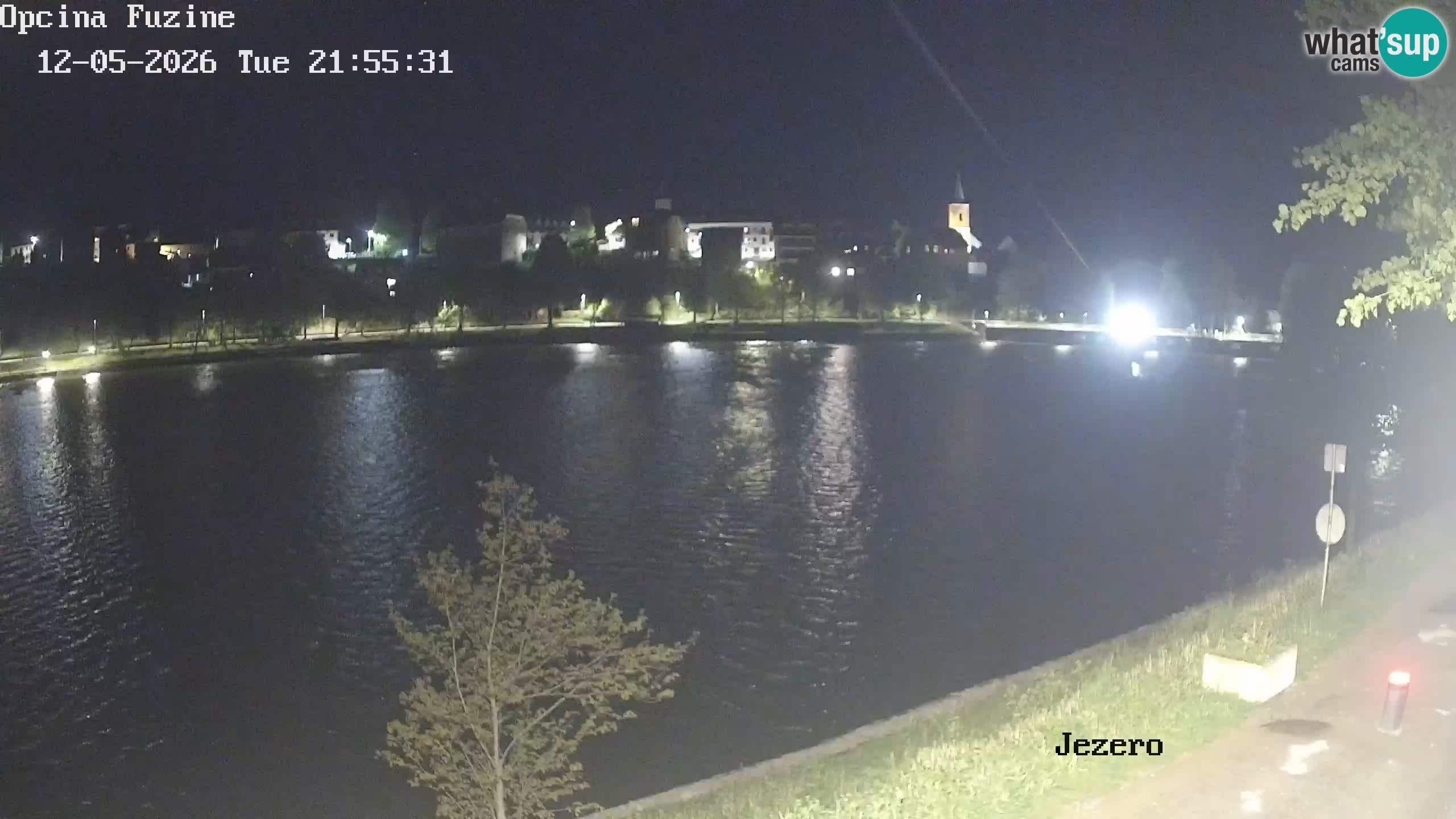 Bajersko Jezero web kamera Fužine