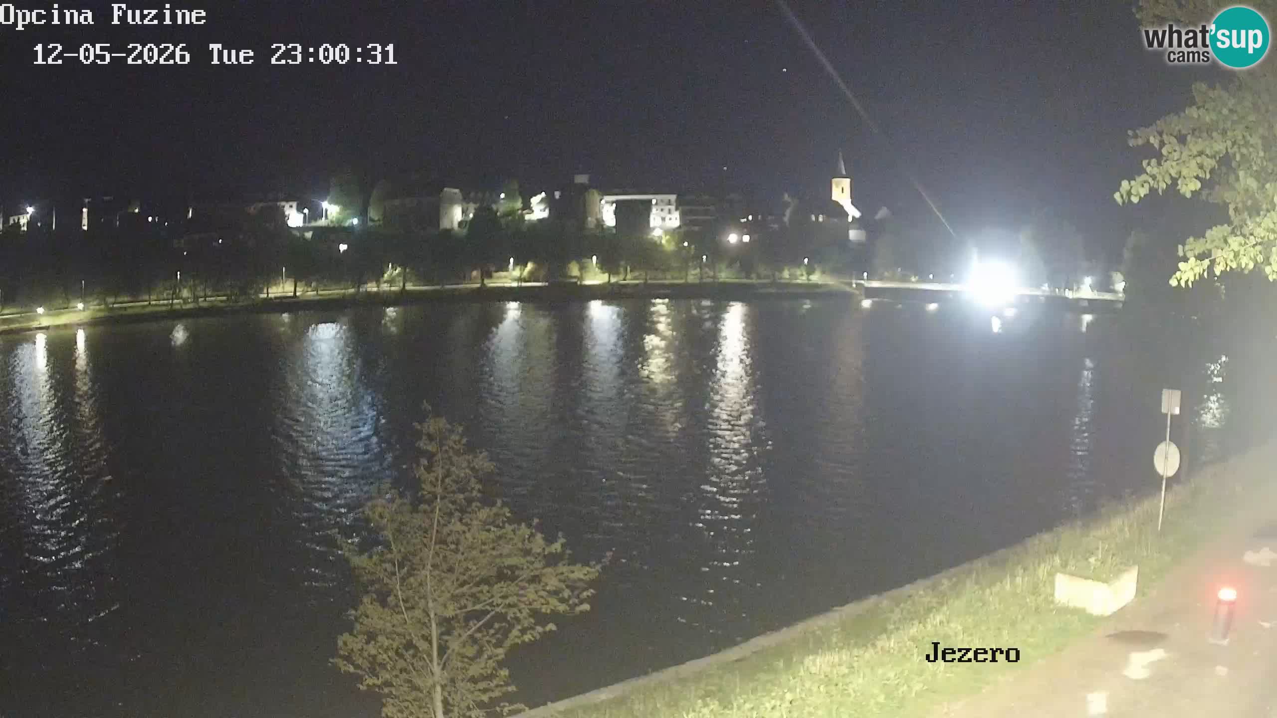 Bajersko Jezero web kamera Fužine