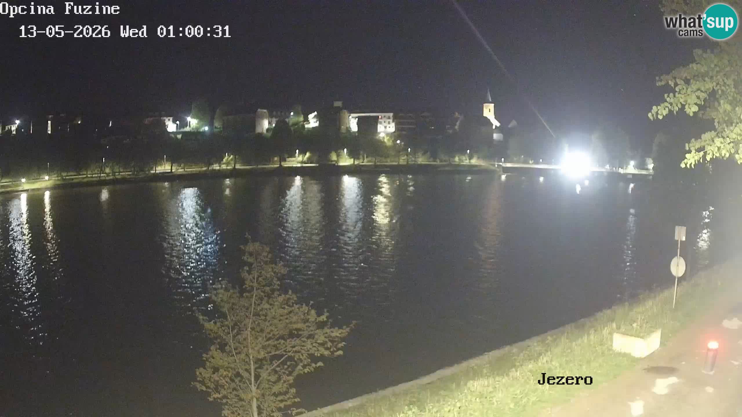 Bajersko Jezero web kamera Fužine